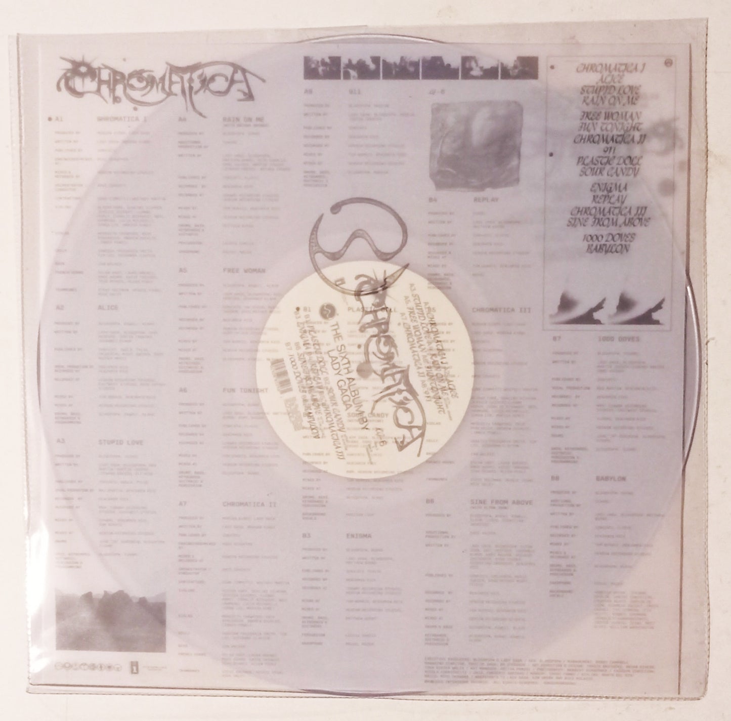 Lady Gaga - Chromatica (LP Transparente Ed. Limitada - Importado União Europeia - LACRADO)