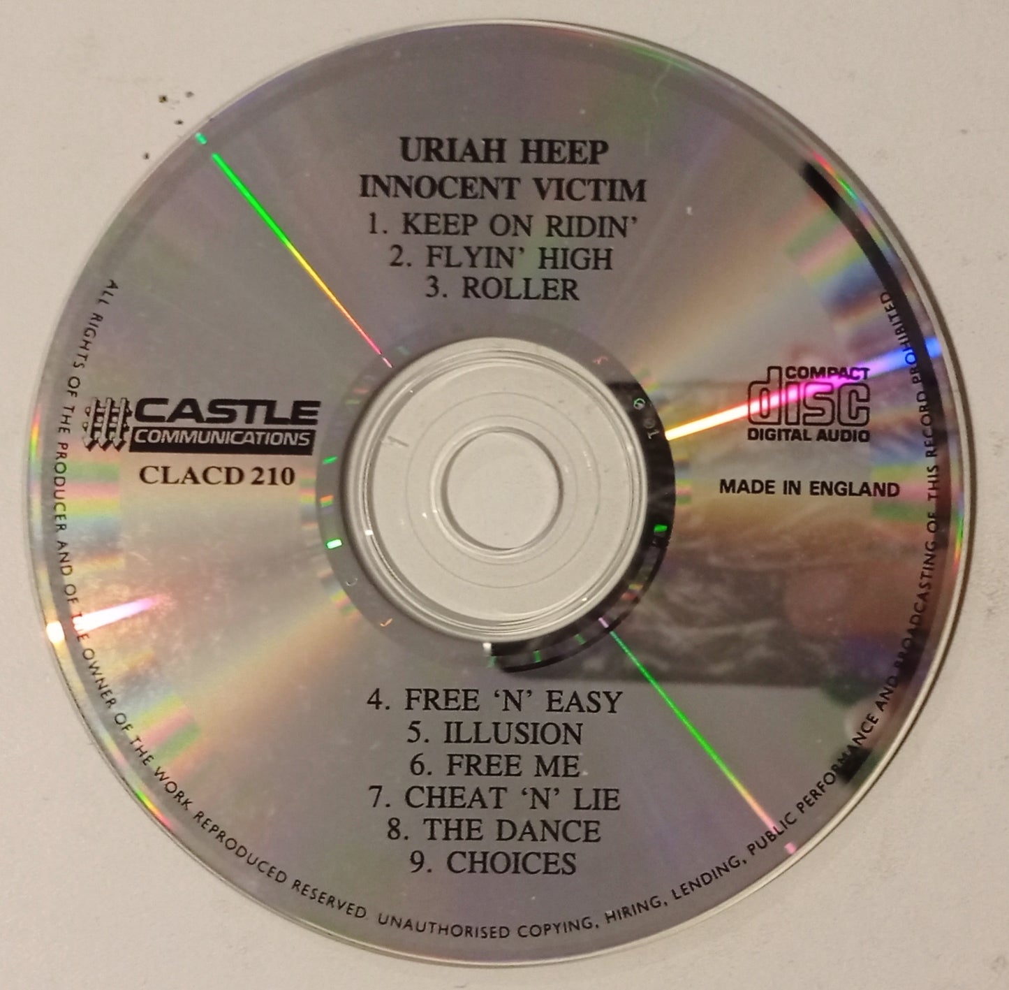 Uriah Heep - Innocent Victim (CD - Importado Inglaterra- USADO)