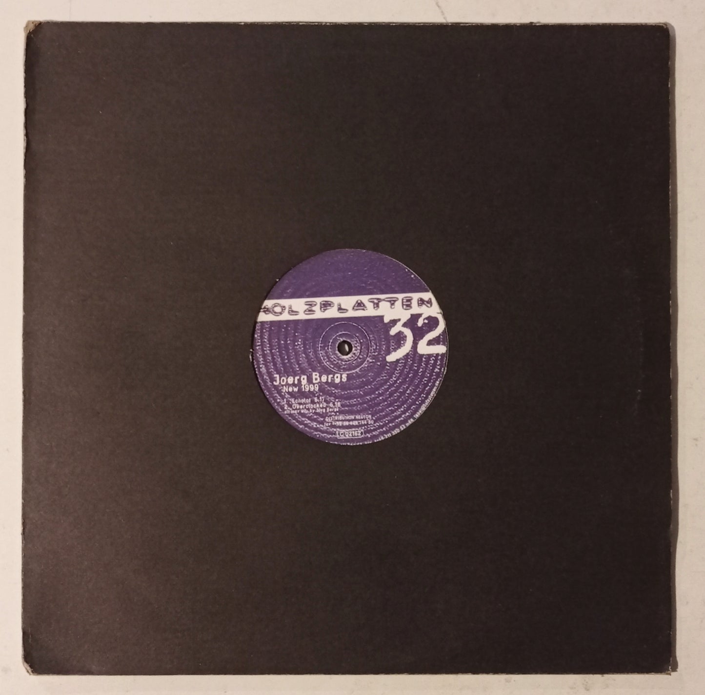 Joerg Bergs - New 1999 (Vinyl 12" - Importado Alemanha - USADO)