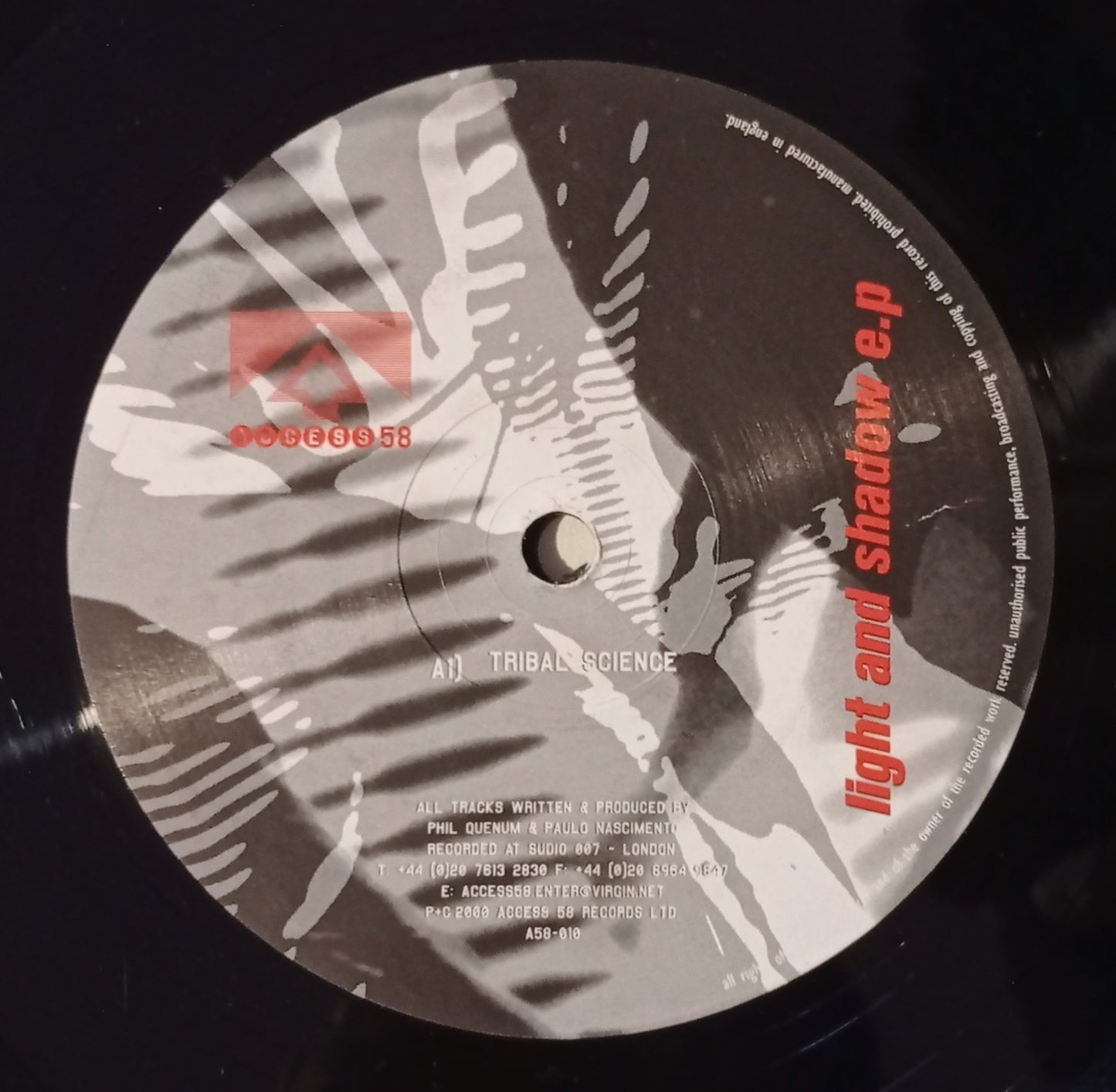 Access 58 - Light And Shadow E.P (Vinyl 12" - Importado Inglaterra - USADO)