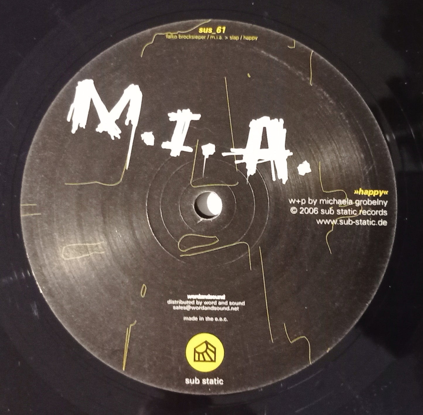 Falko Brocksieper / M.I.A. (Vinyl 12" - Importado Alemanha - USADO)