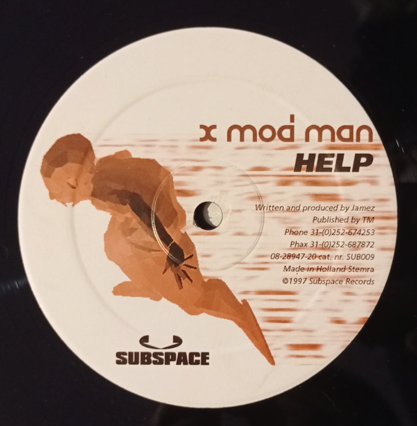 X Mod Man - Jump / Help (Vinyl 12" - Importado Holanda - USADO)