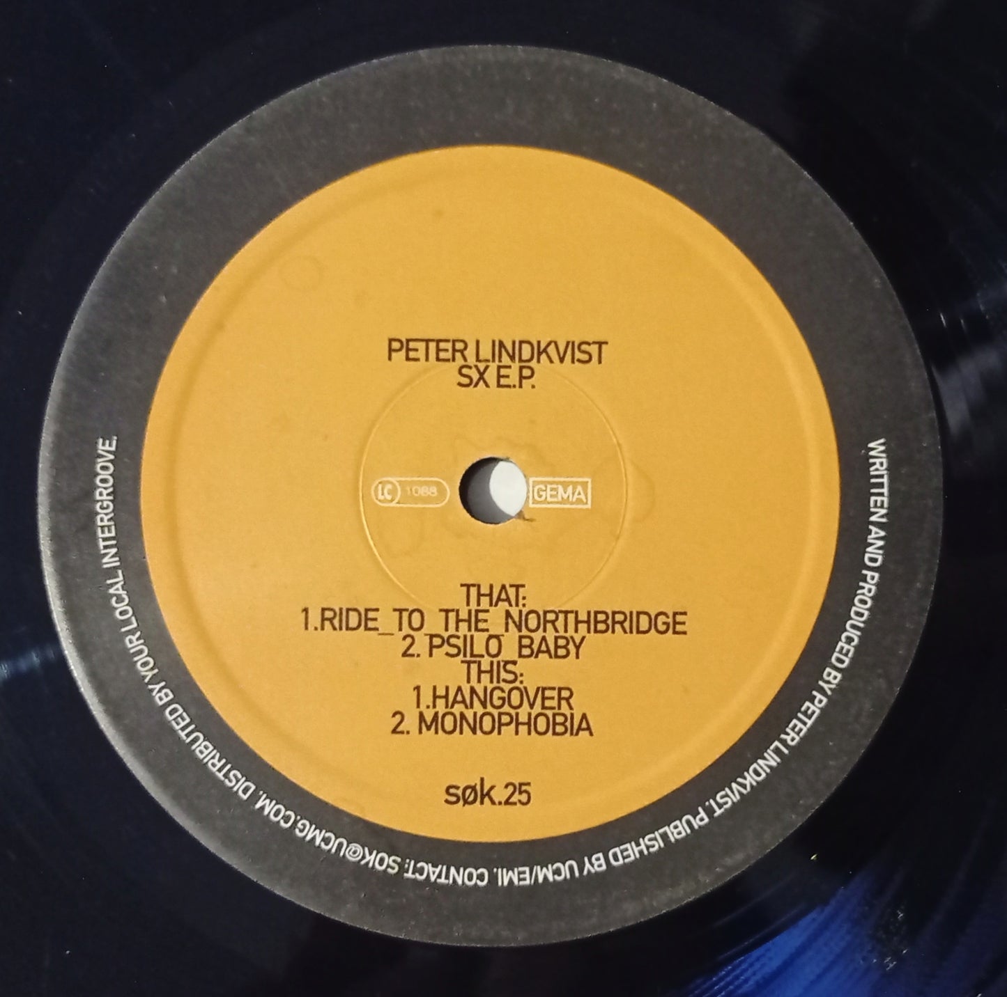 Peter Lindkvist - SX E.P. (Vinyl 12" - Importado Alemanha - USADO)