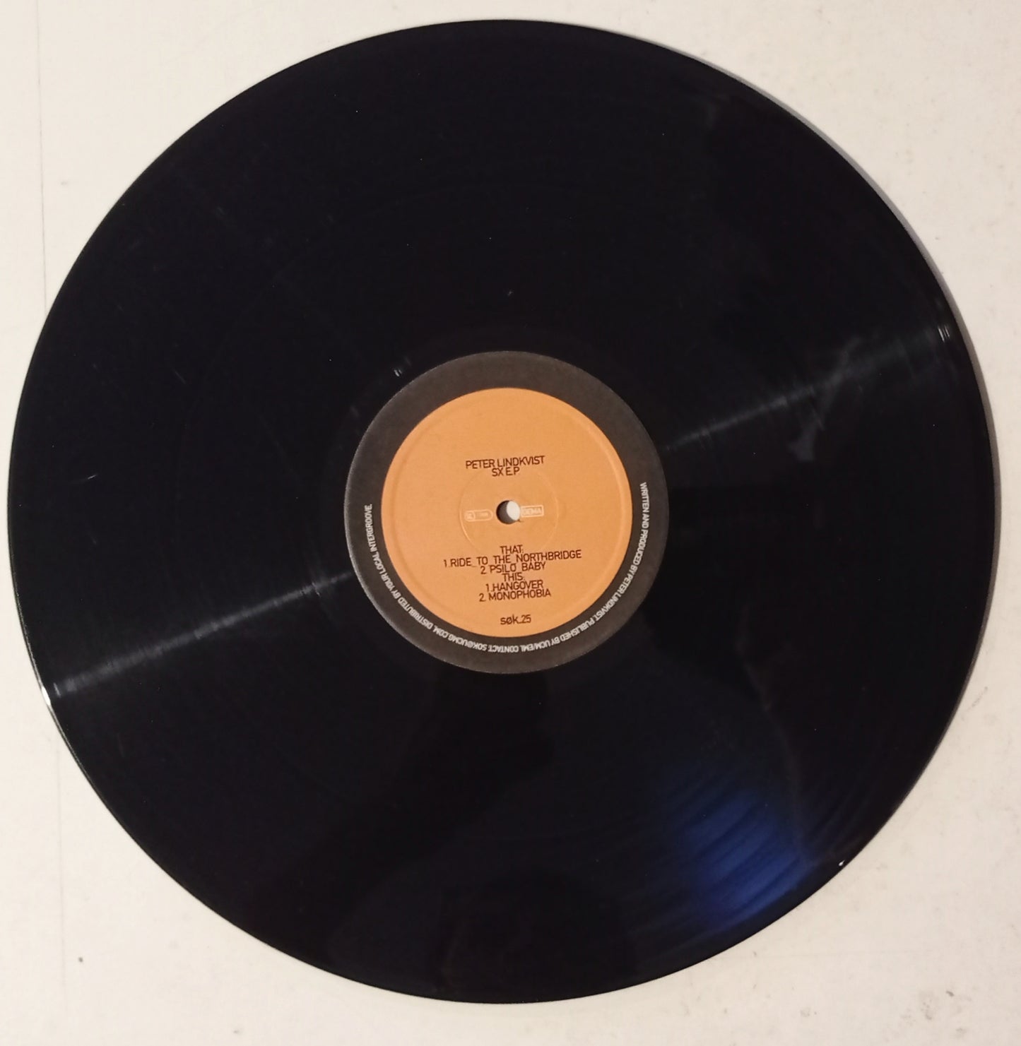 Peter Lindkvist - SX E.P. (Vinyl 12" - Importado Alemanha - USADO)