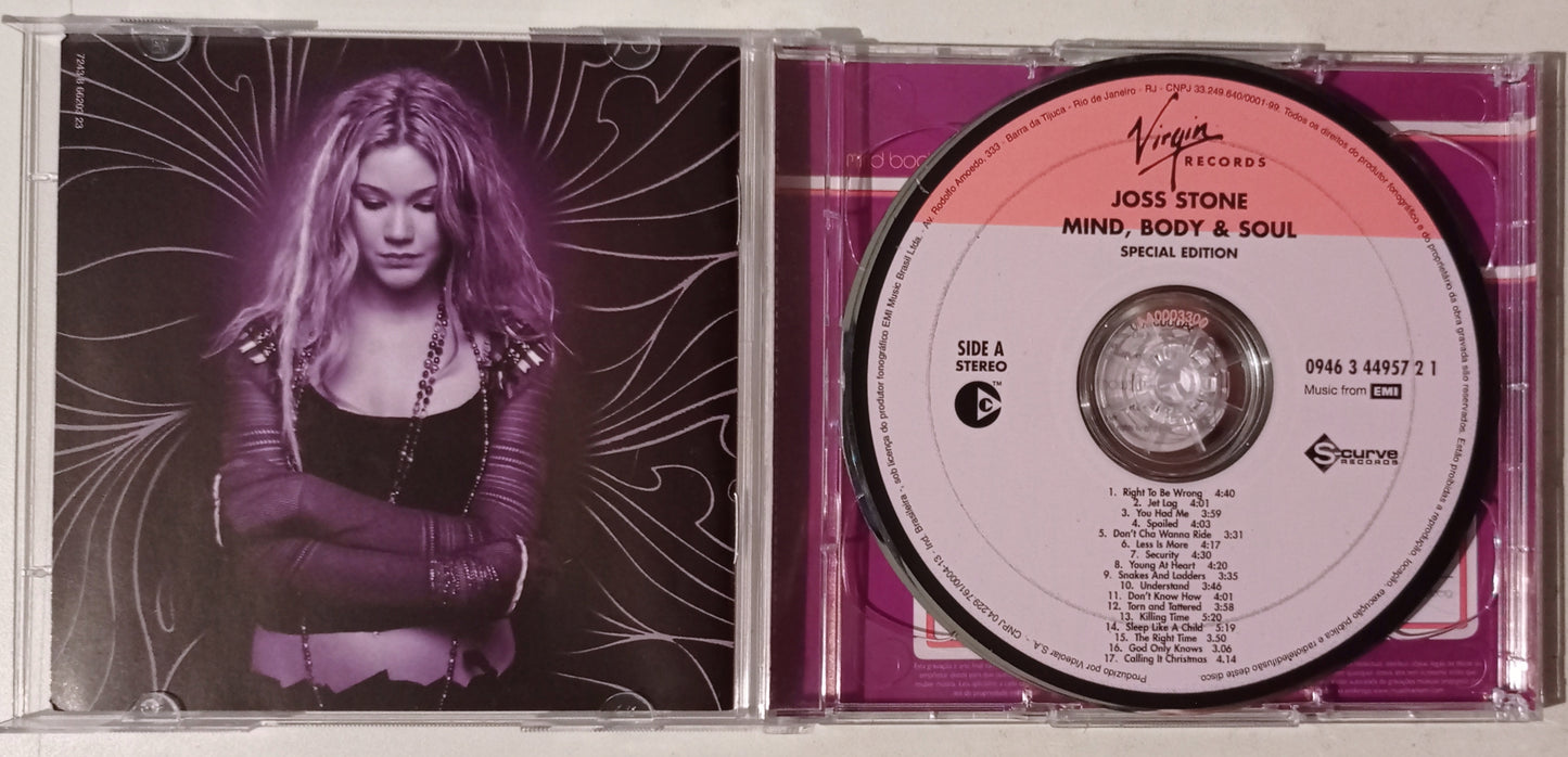 Joss Stone - Mind, Body & Soul (Special Edition) (CD + DVD - Nacional - USADO)