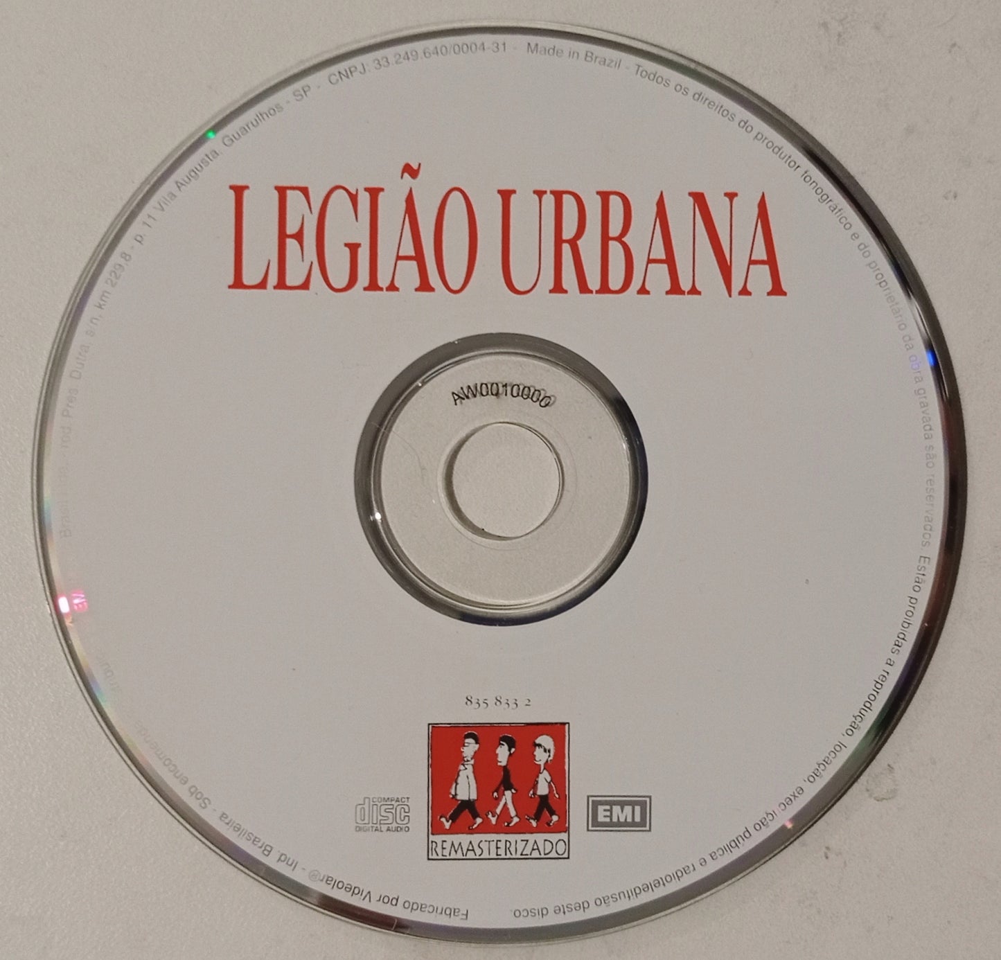 Legião Urbana - Legião Urbana (CD - Nacional - USADO)