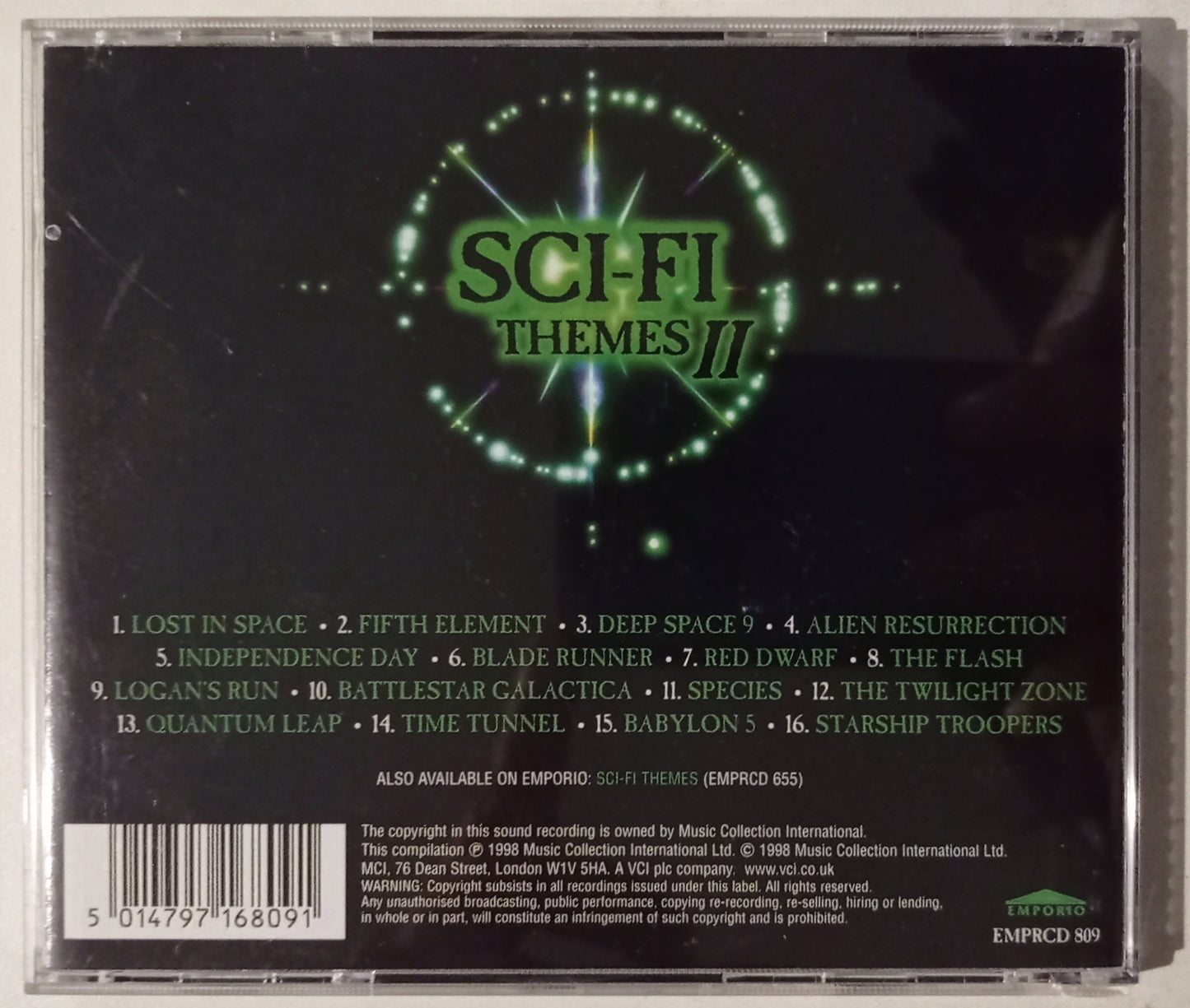 The London Theatre Orchestra - Sci-Fi Themes II (CD - Importado União Europeia - USADO)