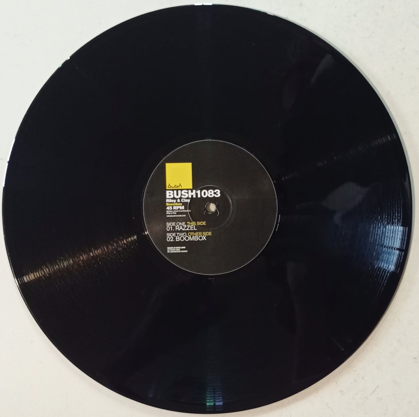 Riley & Clay - Boobox (Vinyl 12" - Importado Inglaterra - USADO)