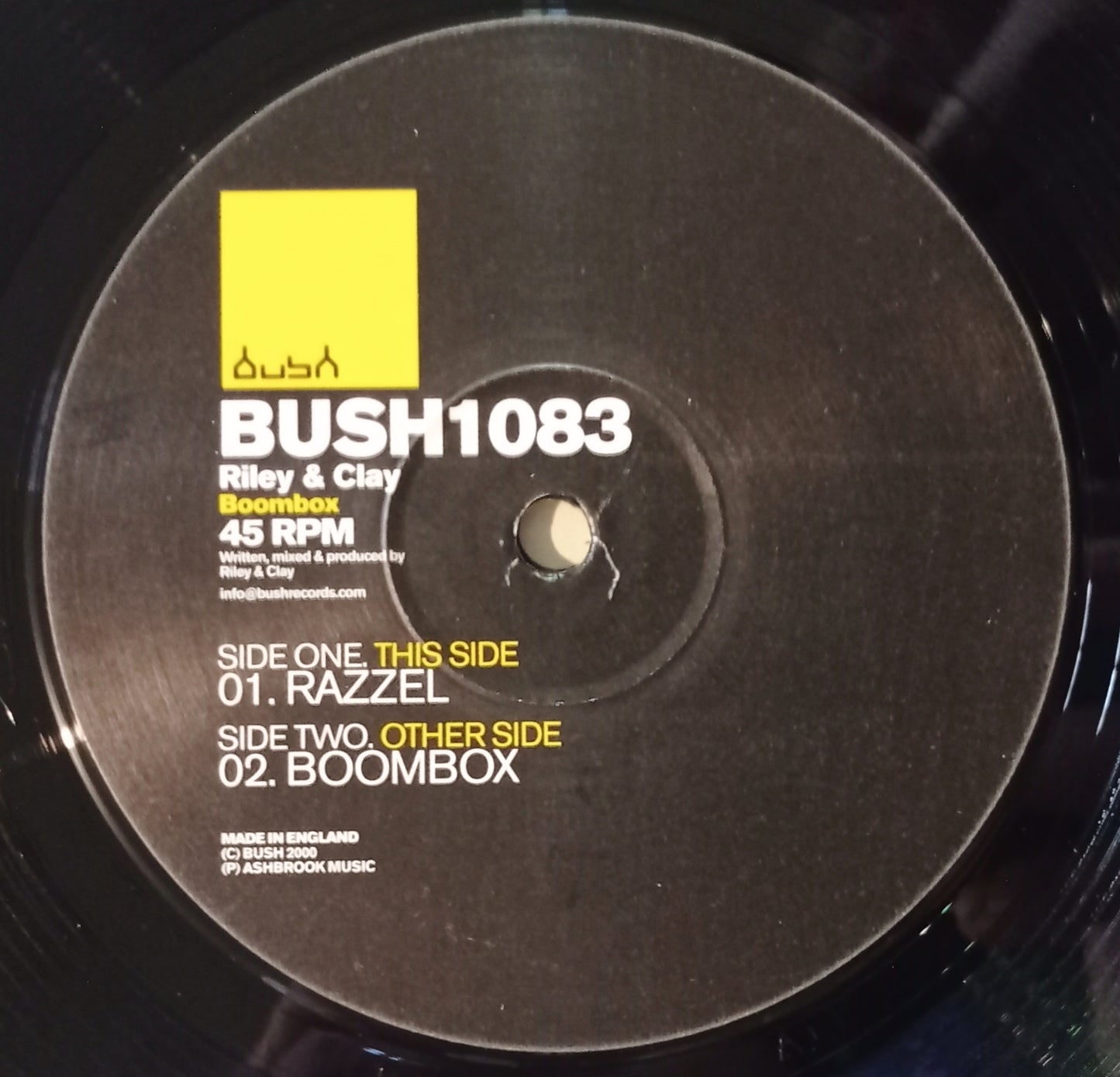 Riley & Clay - Boobox (Vinyl 12" - Importado Inglaterra - USADO)