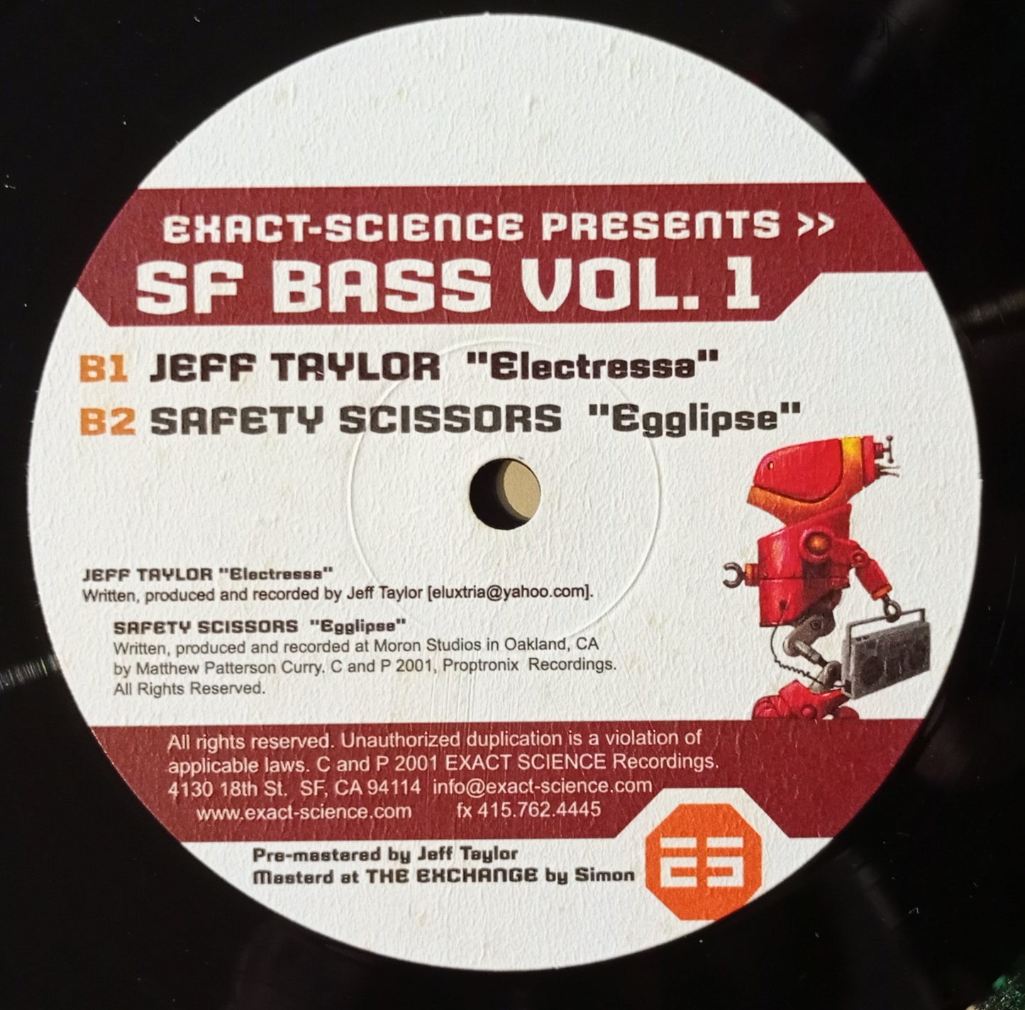 Vários - EXACT-SCIENCE Presents >> SF Bass Vol. 1 (Vinyl 12" - Importado USA - USADO)