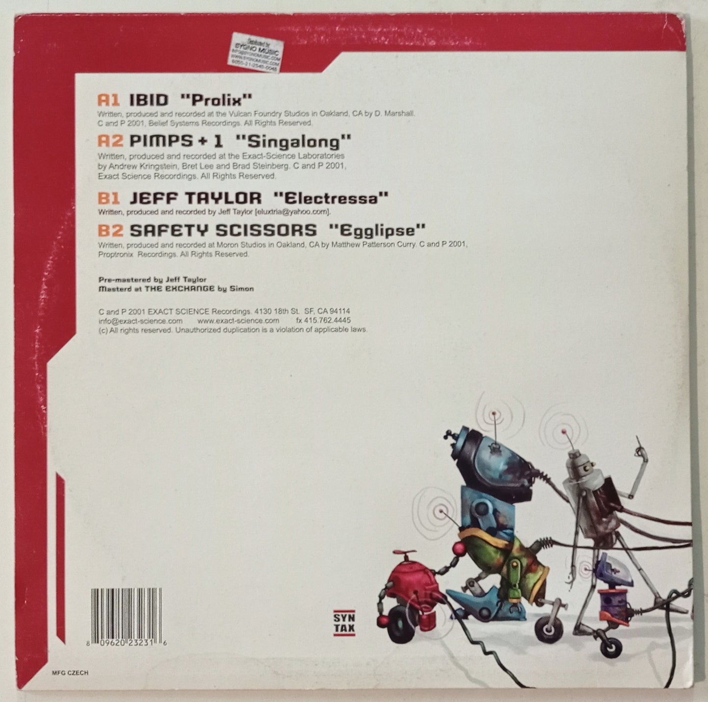Vários - EXACT-SCIENCE Presents >> SF Bass Vol. 1 (Vinyl 12" - Importado USA - USADO)