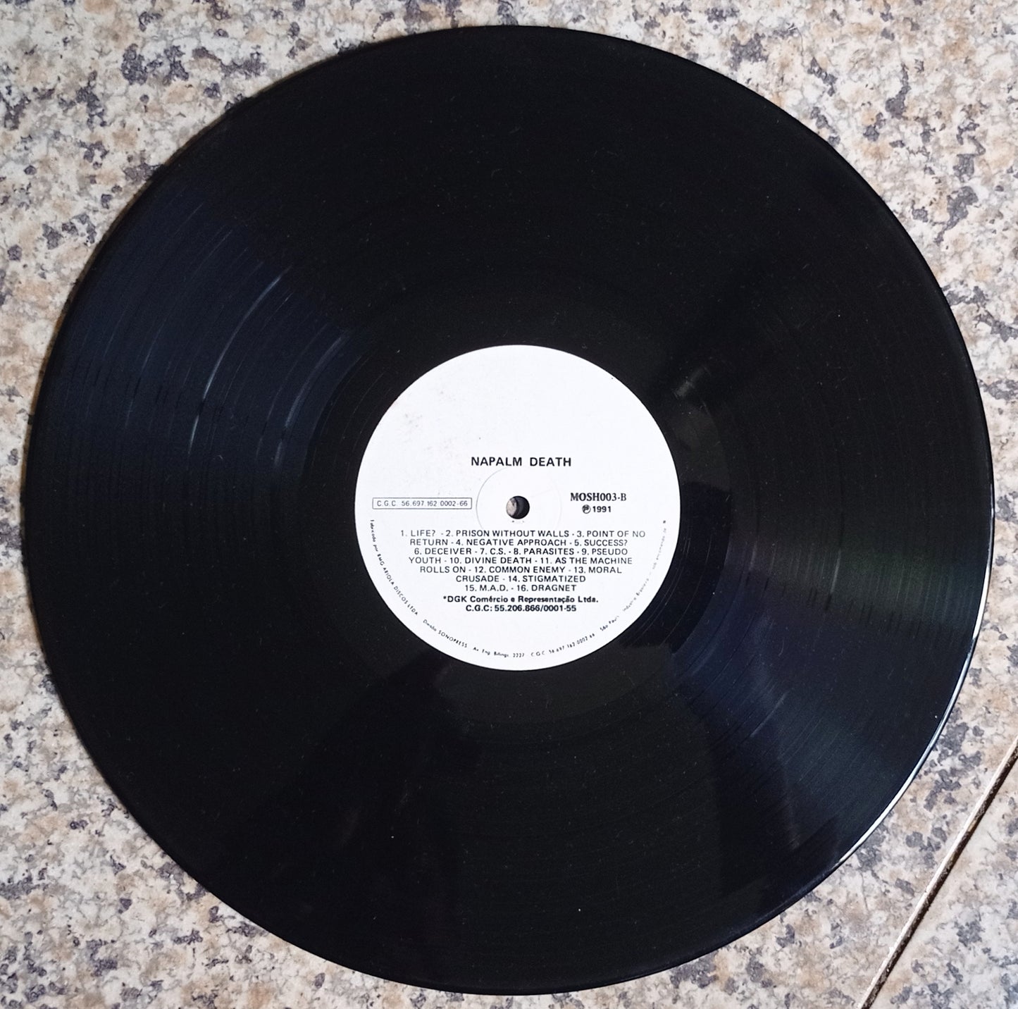 Napalm Death - Scum (LP - Nacional - USADO)