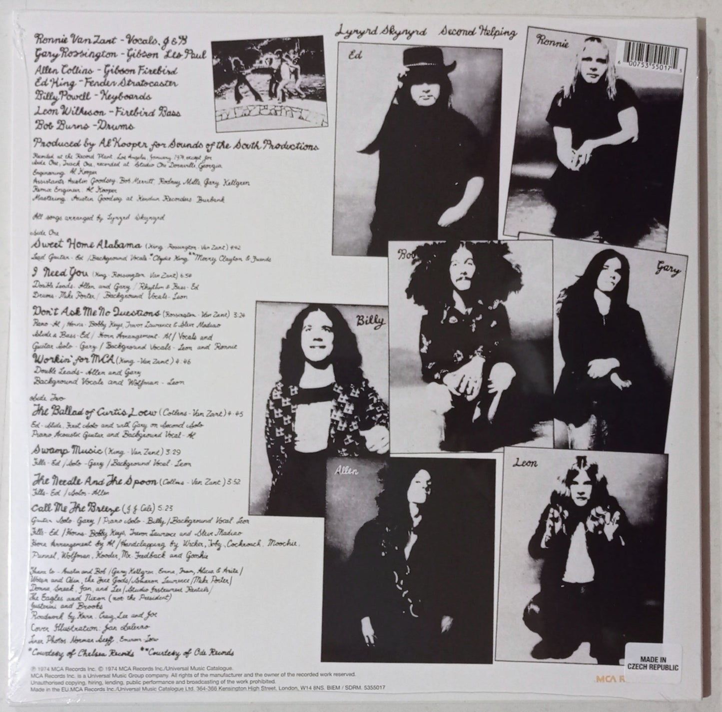 Lynyrd Skynyrd - Second Helping (LP - Importado Rep. Tcheca - LACRADO)