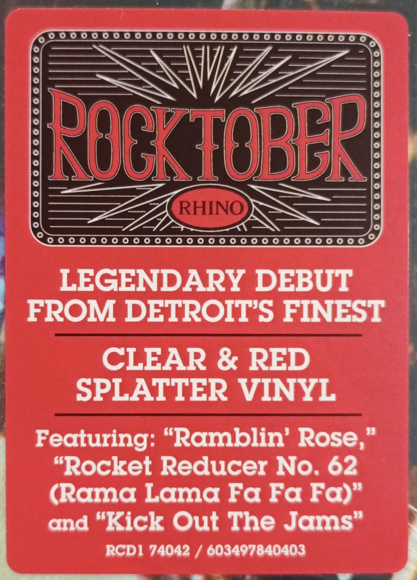 MC5 - Kick Out The Jams (LP - Importado Alemanha - LACRADO)