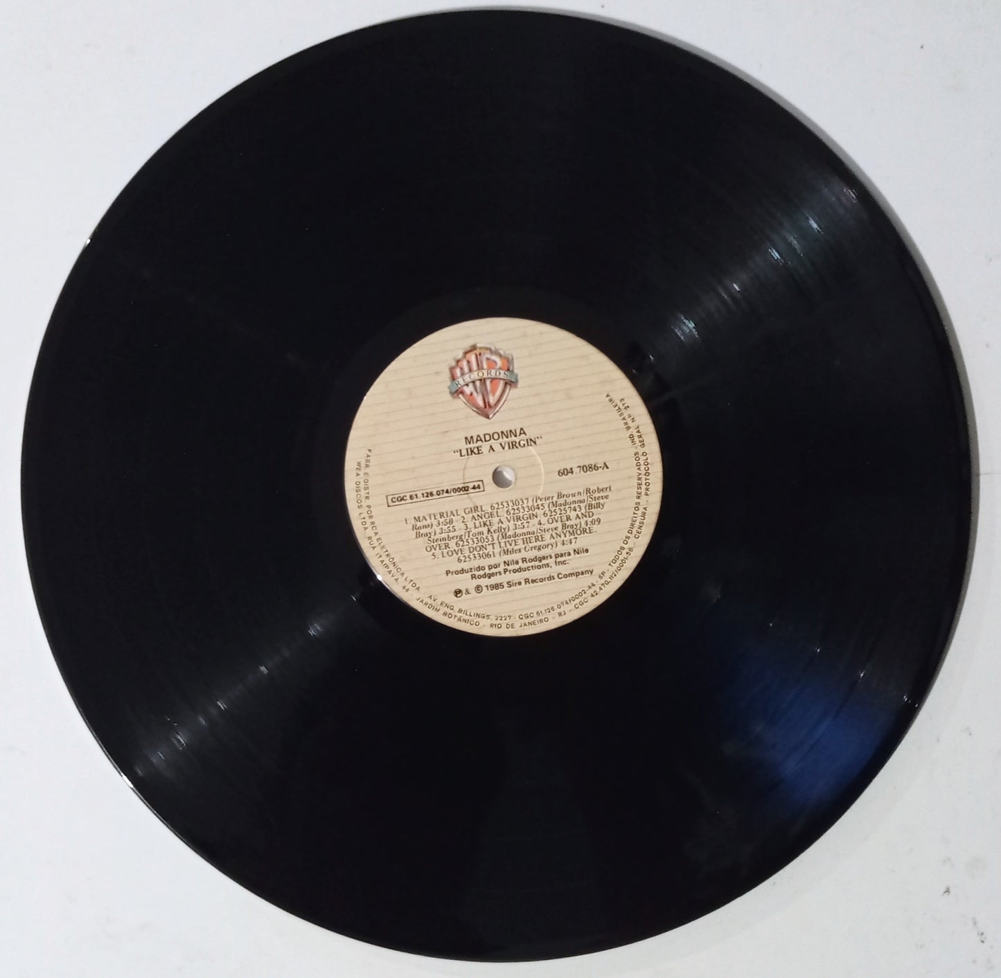 Madonna - Like A Virgin (LP Nacional Usado)