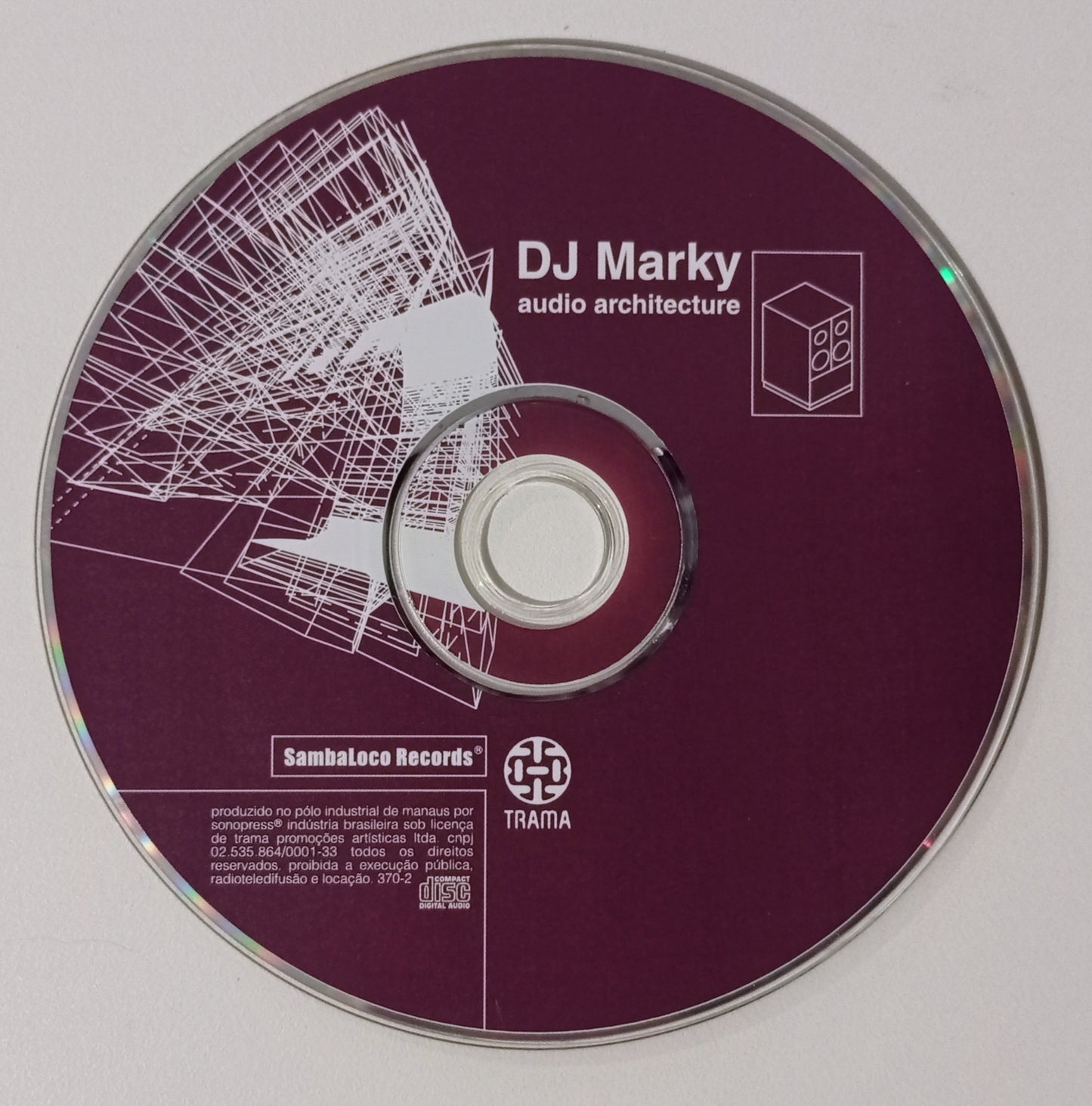 DJ Marky – Audio Architecture (CD Nacional - Usado)