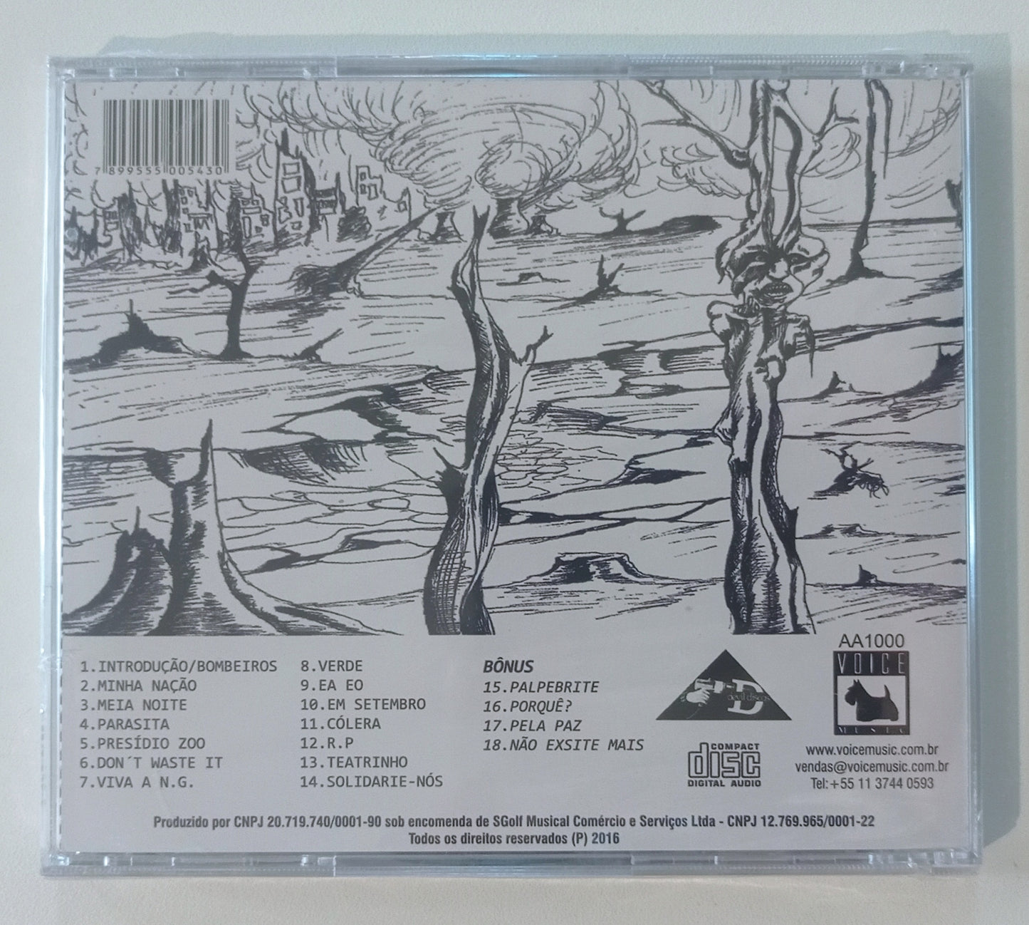 Cólera – Verde, Não Devaste! (CD Nacional LACRADO)
