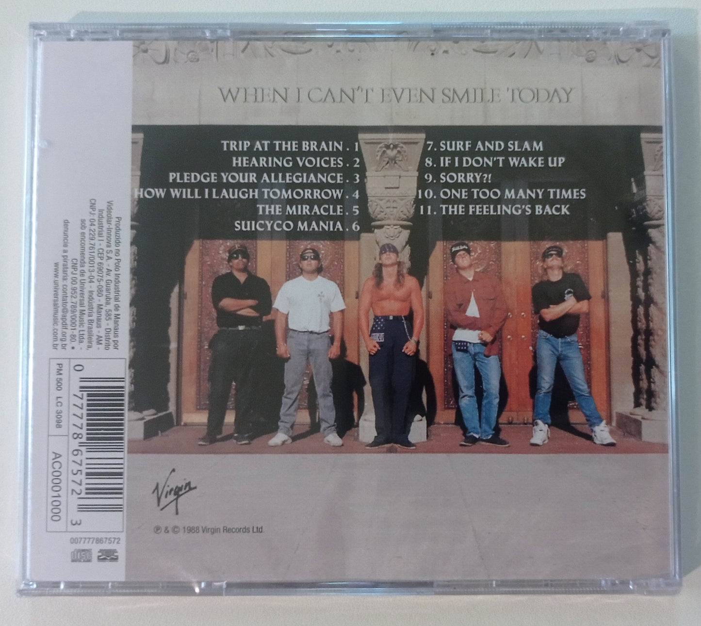Suicidal Tendencies - How Will I Laugh Tomorrow When I Can't Even Smile Today (CD Nacional - LACRADO)