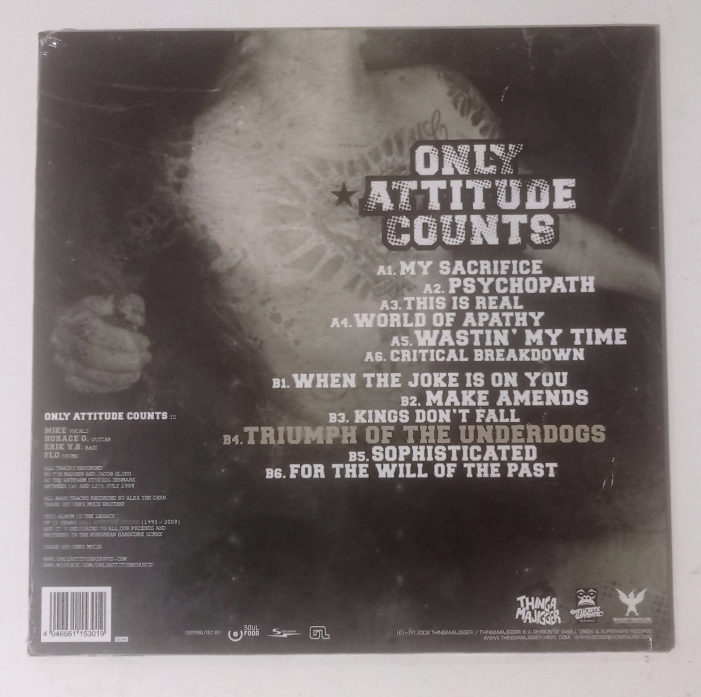 Only Attitude Counts - Triumph Of The Underdogs (LP Importado Austria - LACRADO)