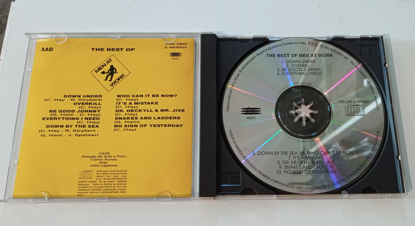 Men At Work - The Best Of Men At Work (CD Nacional - Usado)