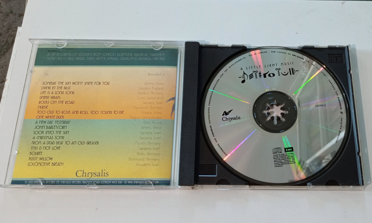 Jethro Tull - A Little Light Music (CD Nacional - Usado)