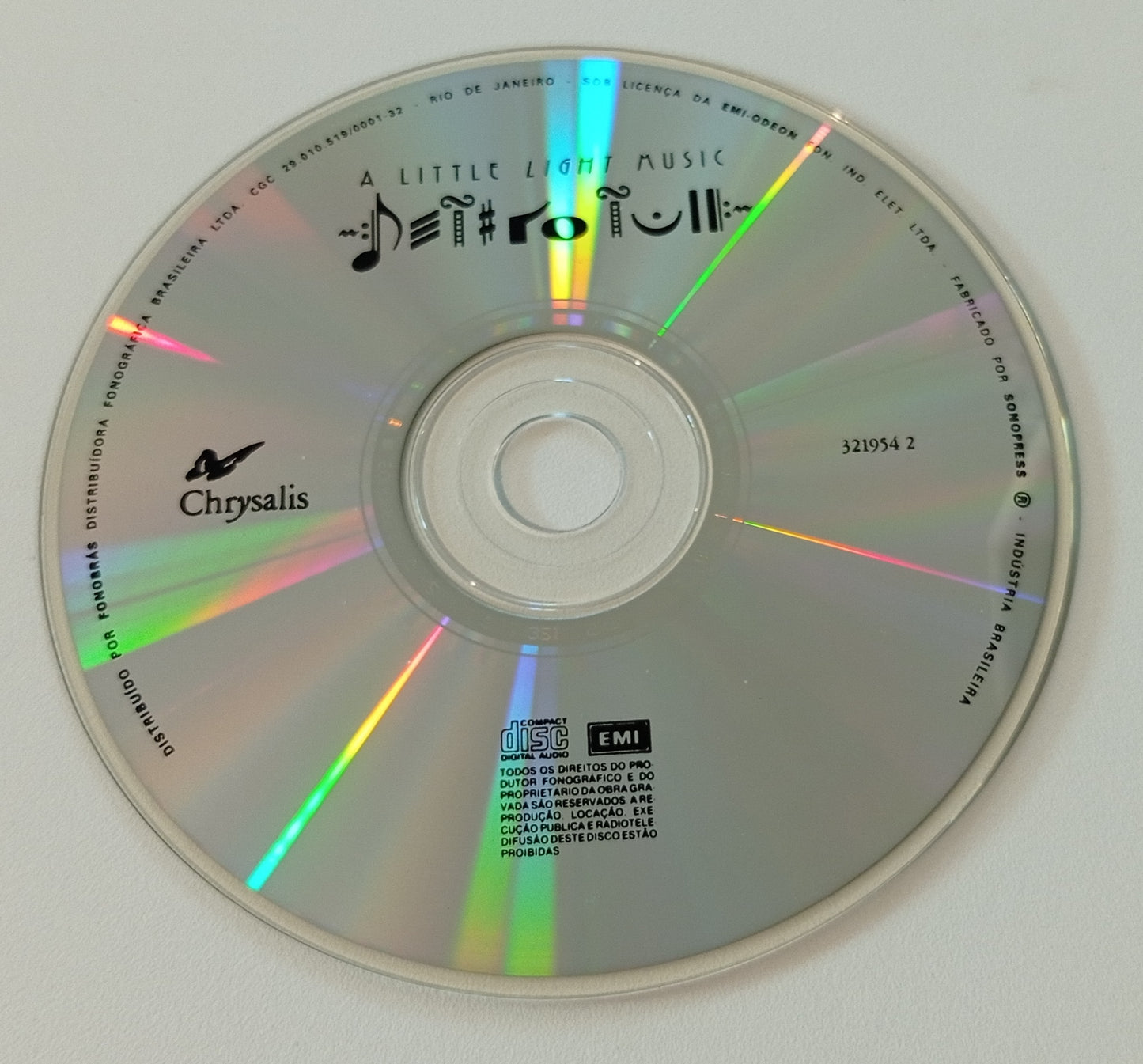 Jethro Tull - A Little Light Music (CD Nacional - Usado)
