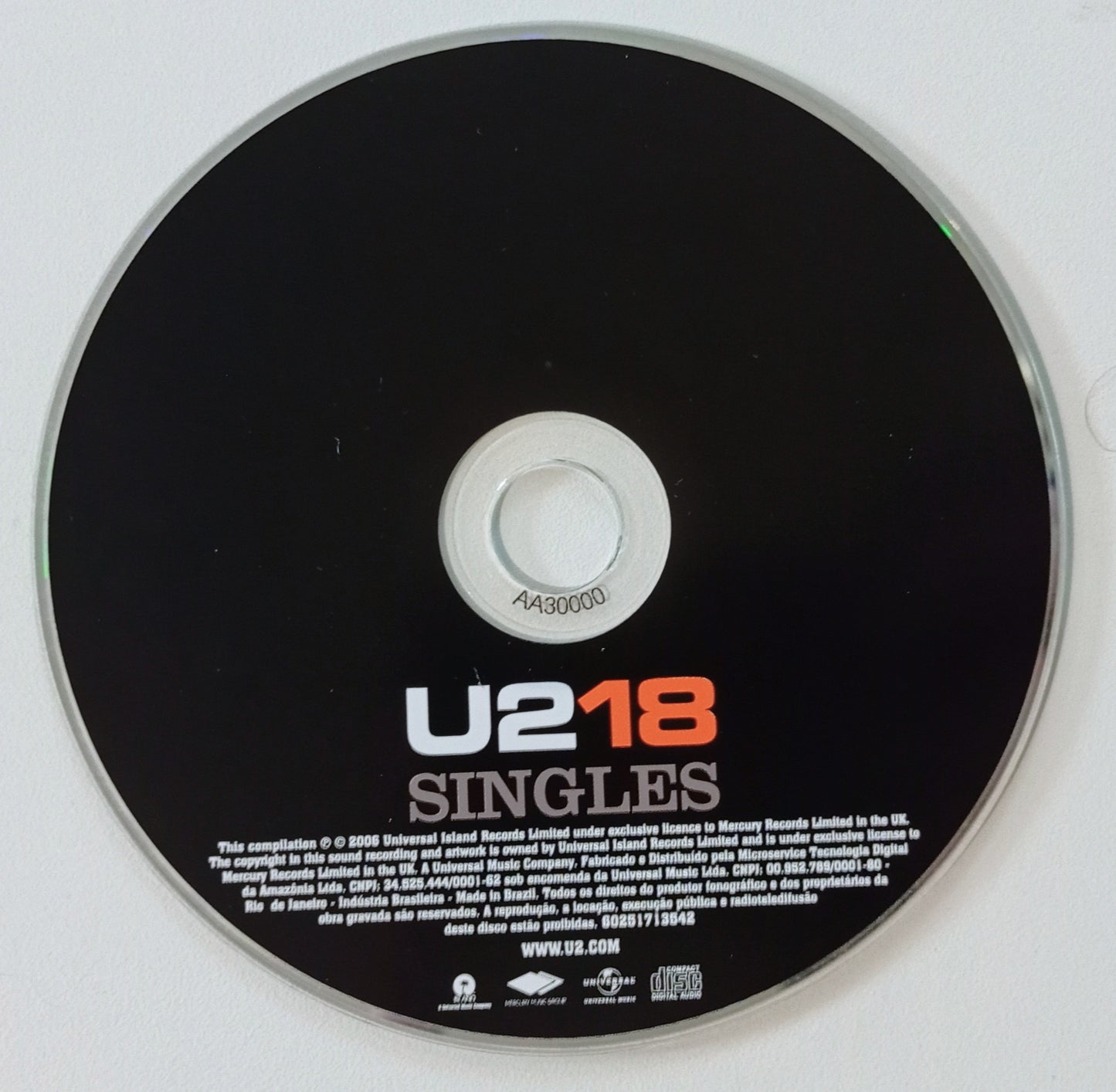 U2 - U218 Singles (CD Nacional - usado)