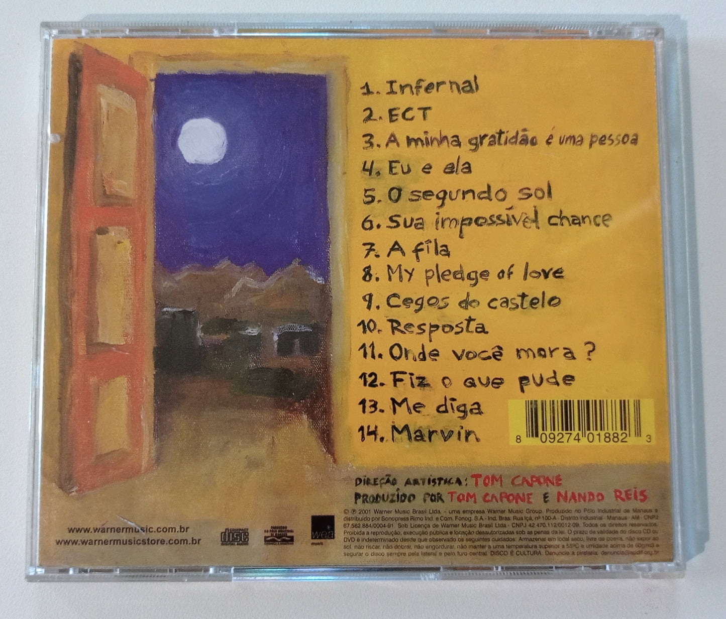 Nando Reis - Infernal (CD Nacional - Usado)