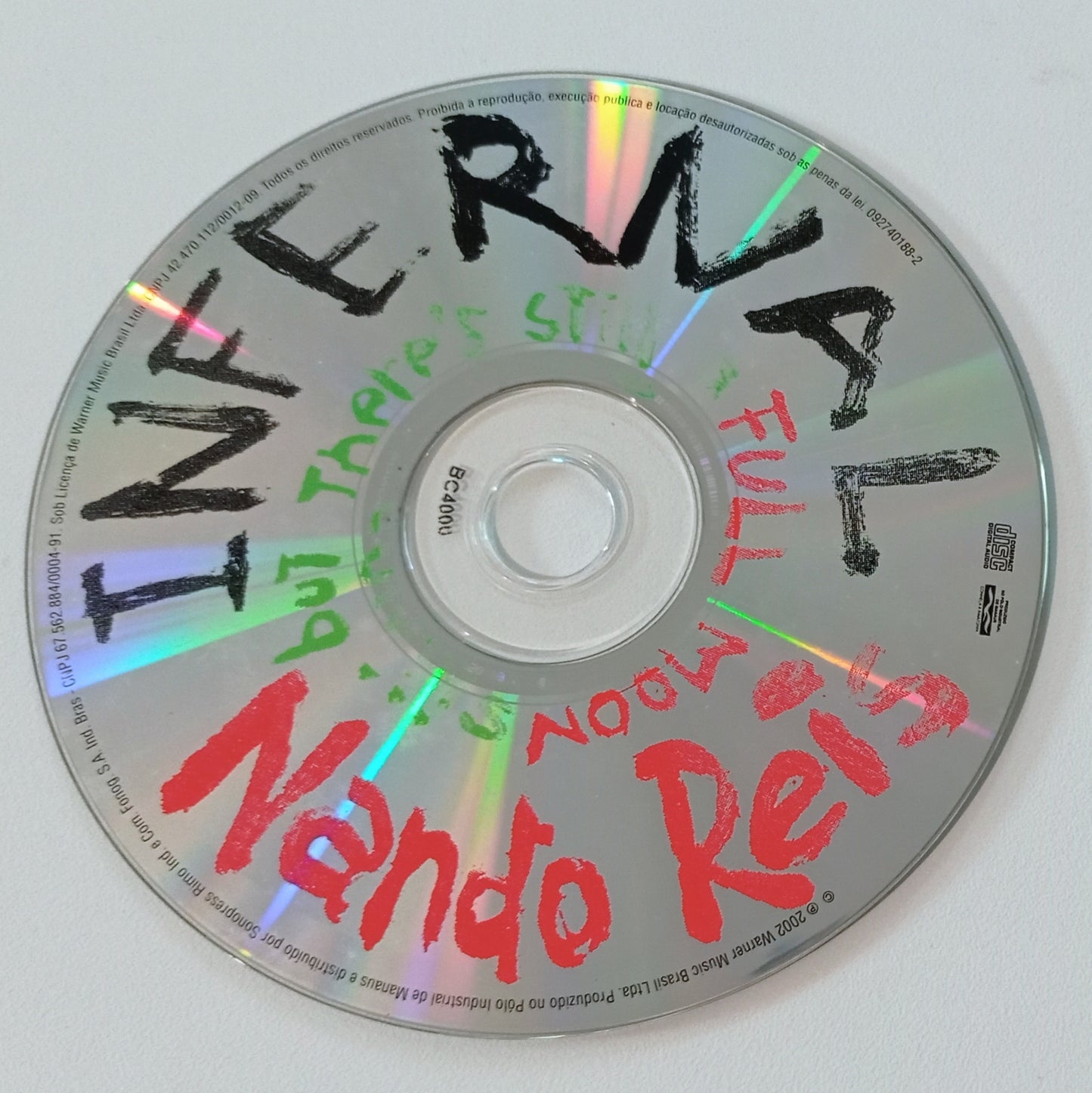 Nando Reis - Infernal (CD Nacional - Usado)