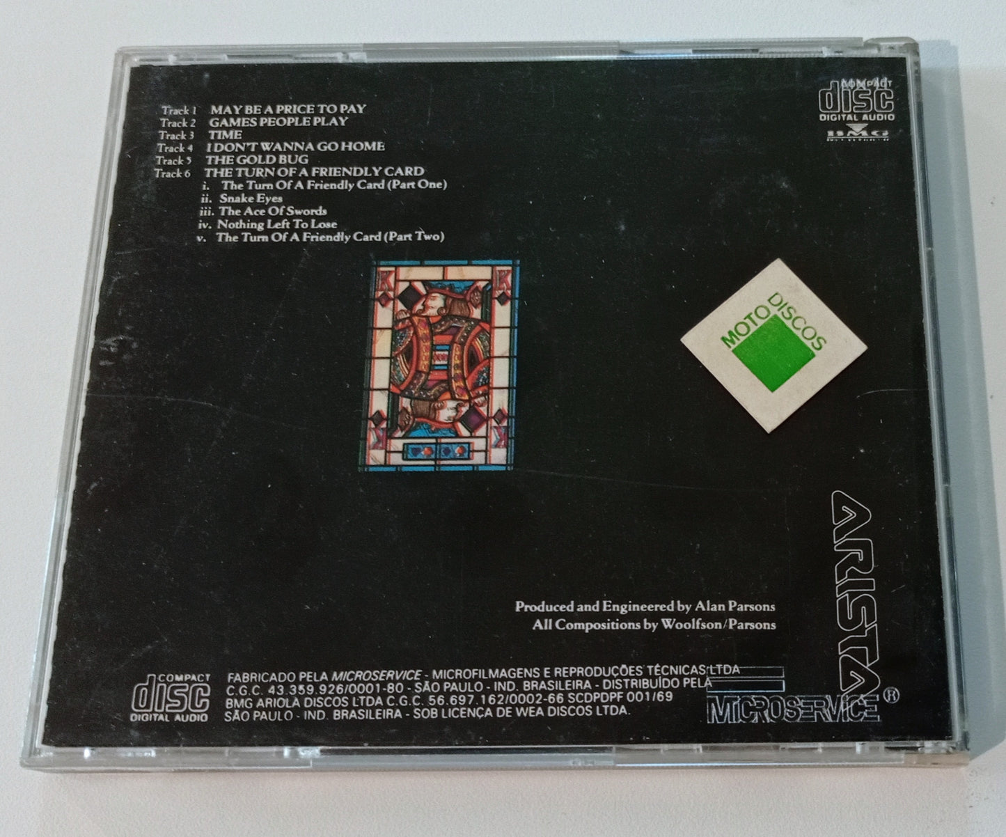 The Alan Parsons Project - The Turn Of A Friendly Card (CD Nacional - Usado)