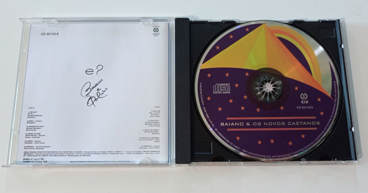 Baiano & Os Novos Caetanos - Baiano & Os Novos Caetanos (CD Nacional - Usado)