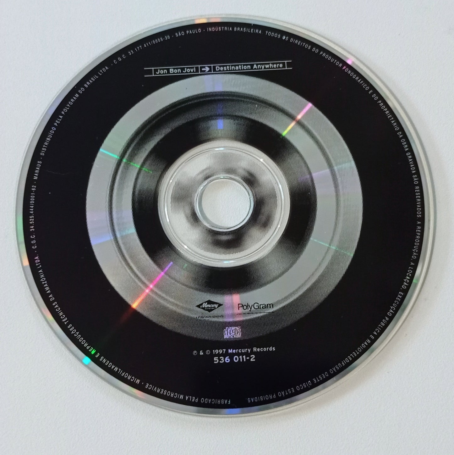 Jon Bon Jovi - Destination Anywhere (CD Nacional - Usado)