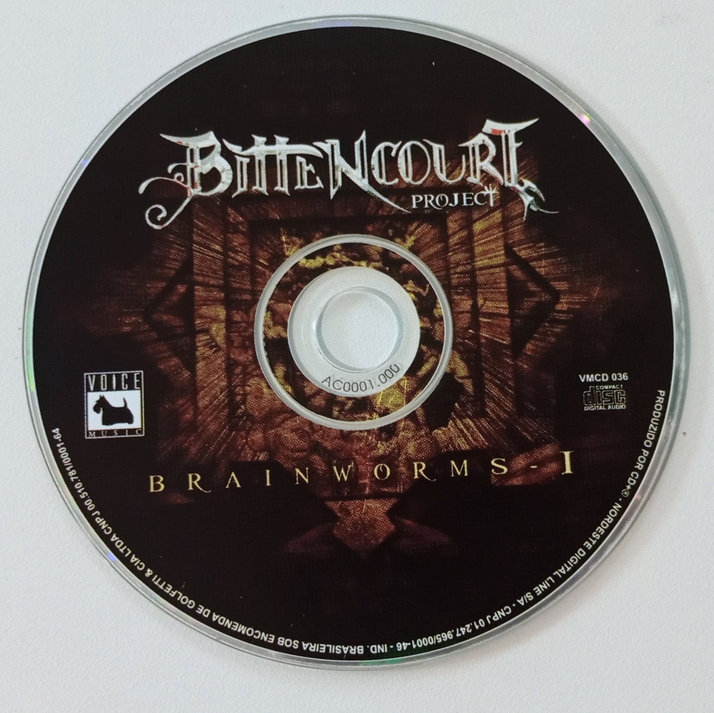 Bittencourt Project - Brainworms I (CD Nacional - Usado)