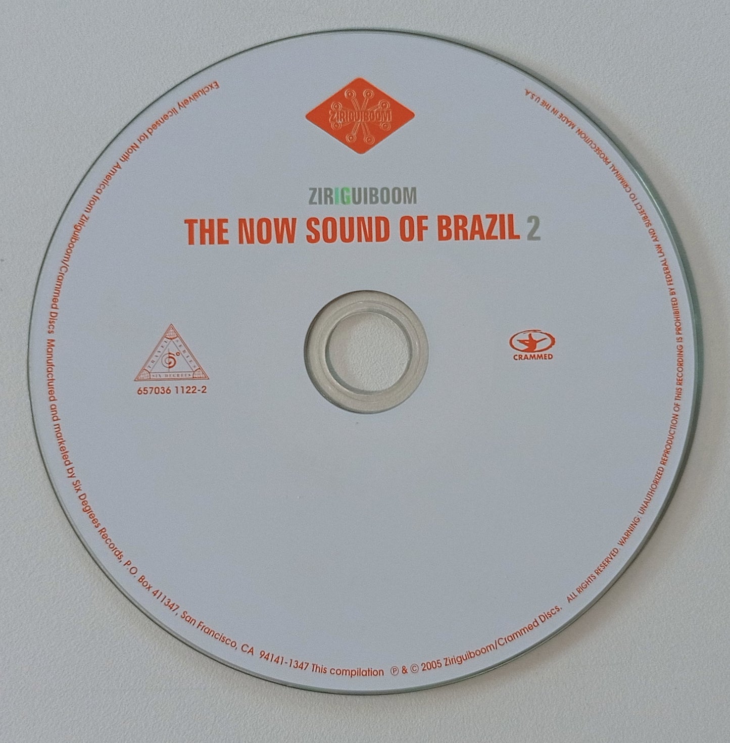 Ziriguiboom - The Now Sound Of Brazil 2 (CD Nacional - Usado)