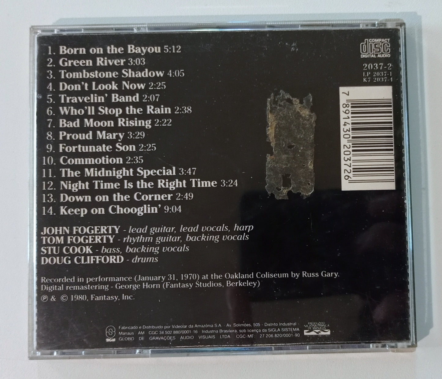 Creedence Clearwater Revival - The Concert (CD Nacional - Usado)