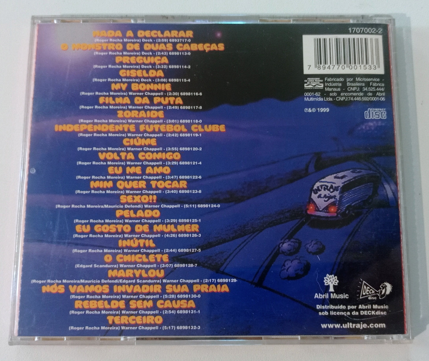Ultraje a Rigor - 18 Anos Sem Tirar! (CD Nacional - Usado)