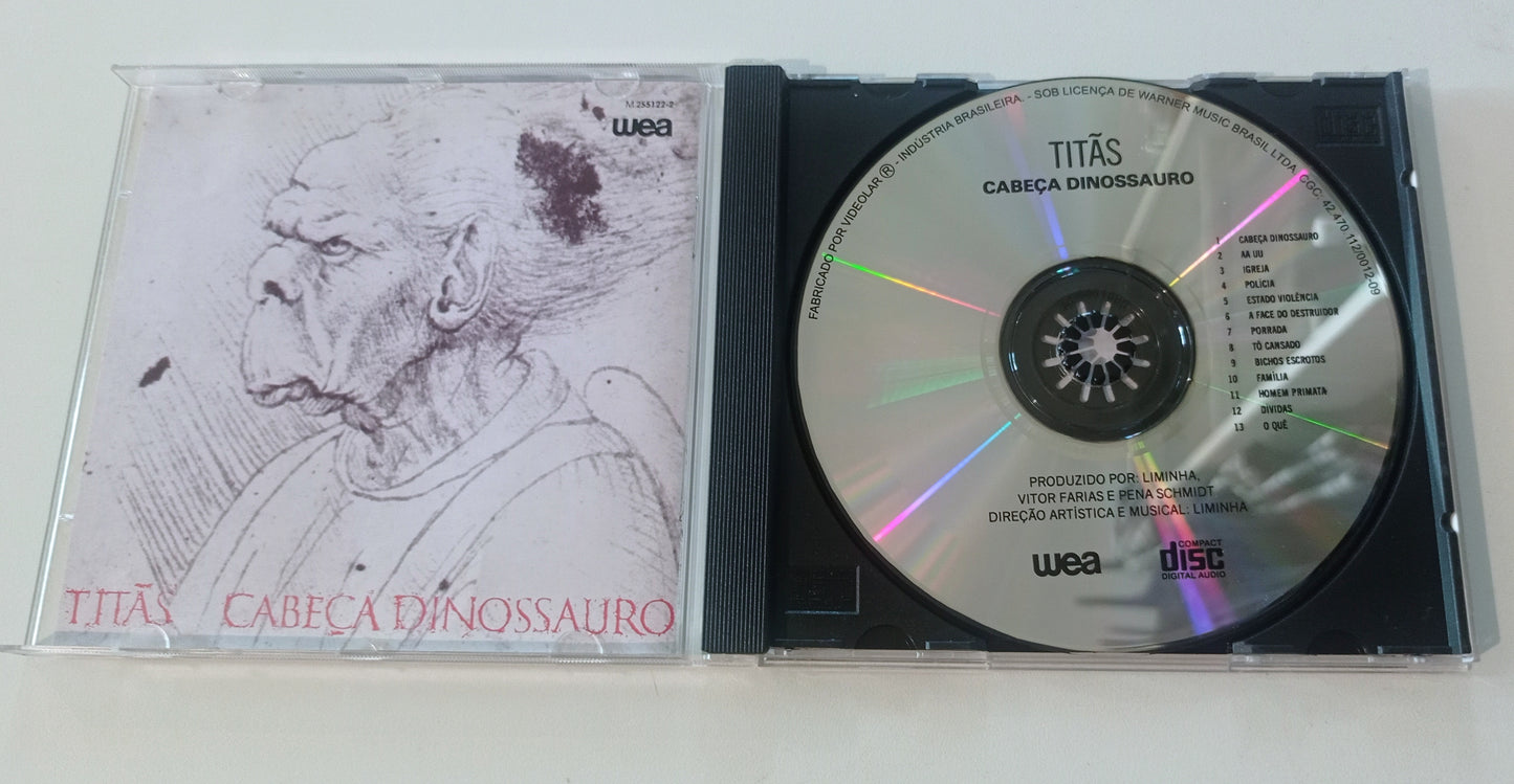 Titãs - Cabeça Dinossauro (CD Nacional - Usado)