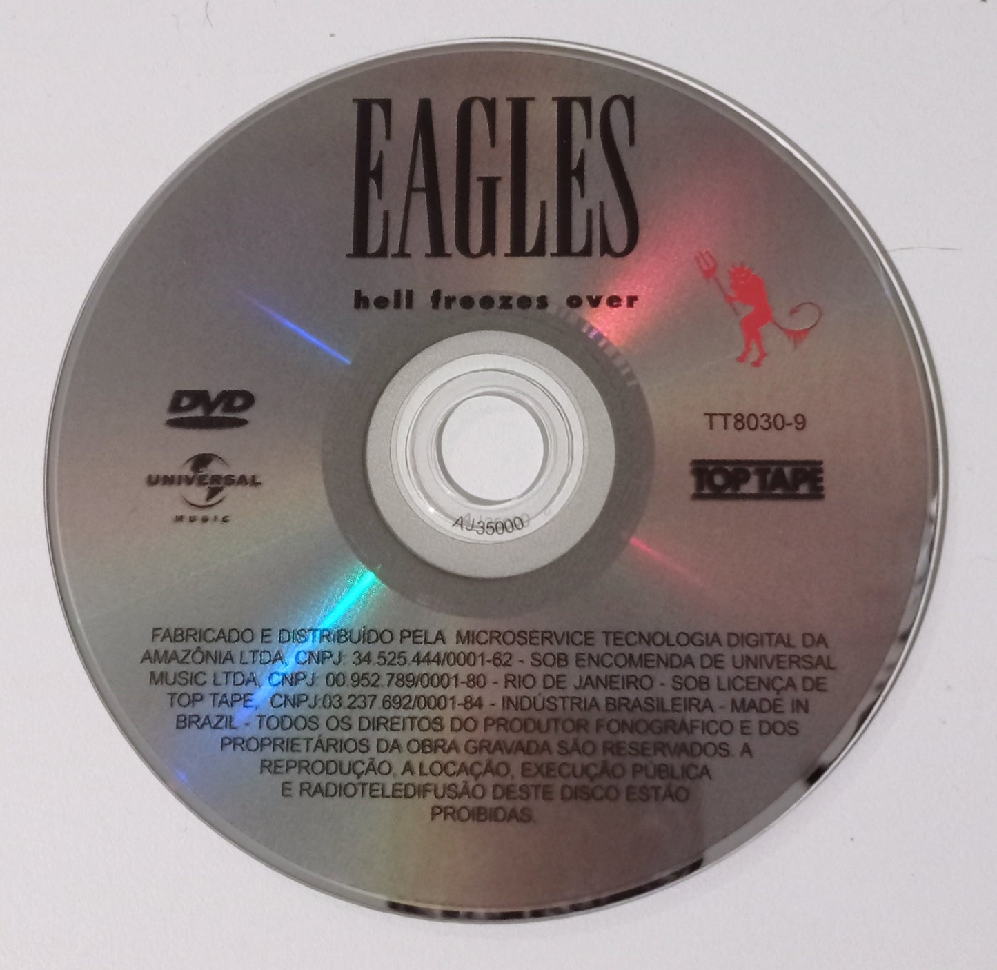 Eagles - Hell Freezes Over (DVD Nacional - Usado)