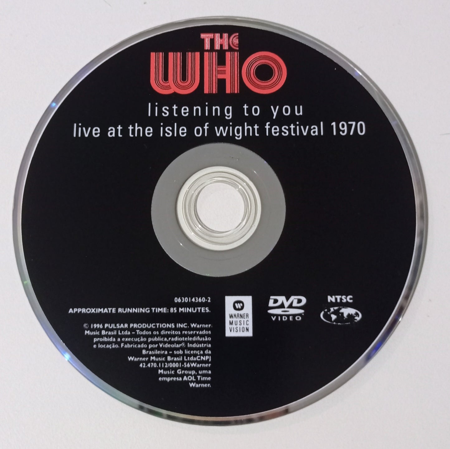 The Who - Live at the Isle of Wight Festival 1970 (DVD Nacional - Usado)