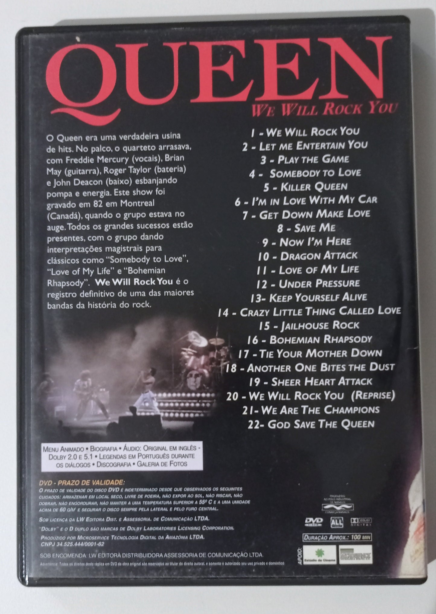 Queen - We Will Rock You (DVD Nacional - Usado)