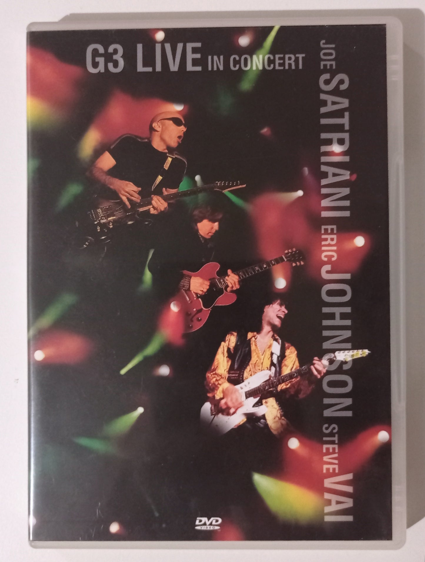 Joe Satriani, Eric Johnson, Steve Vai - G3 in Concert (DVD Nacional - Usado)