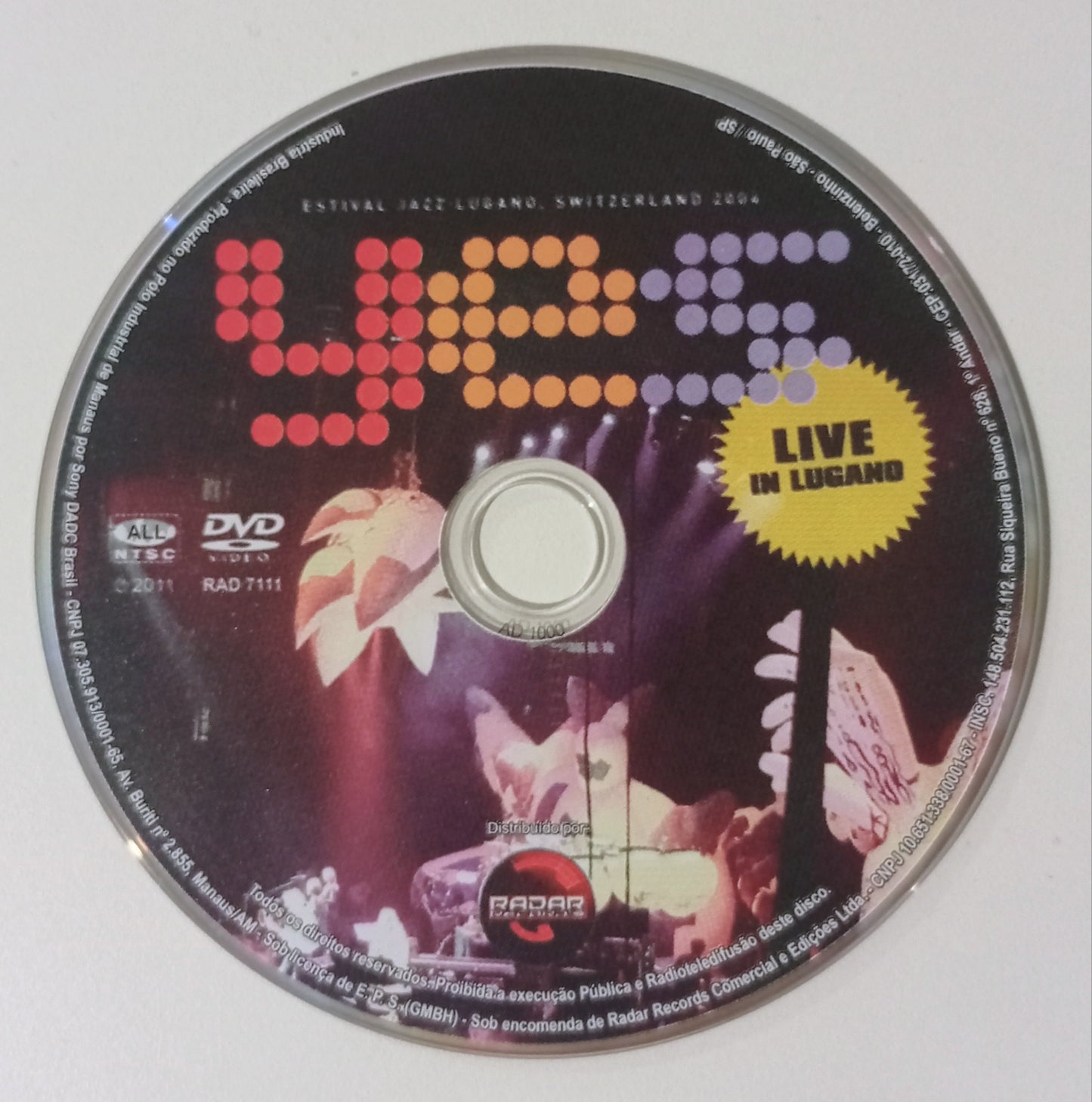 Yes - Live in Lugano 2004 (DVD Nacional - Usado)