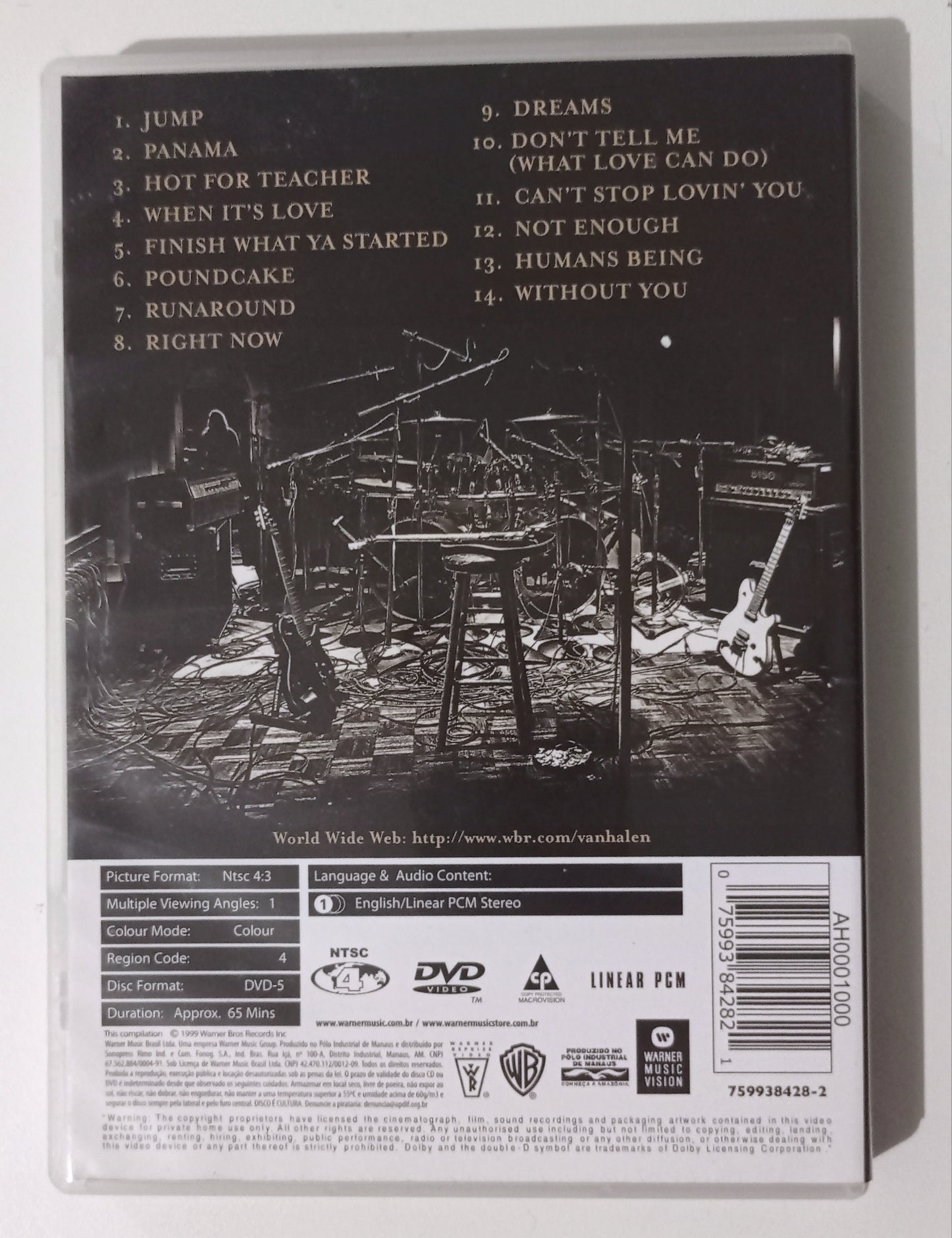 Van Halen - Video Hits Volume I - (DVD Nacional - Usado)