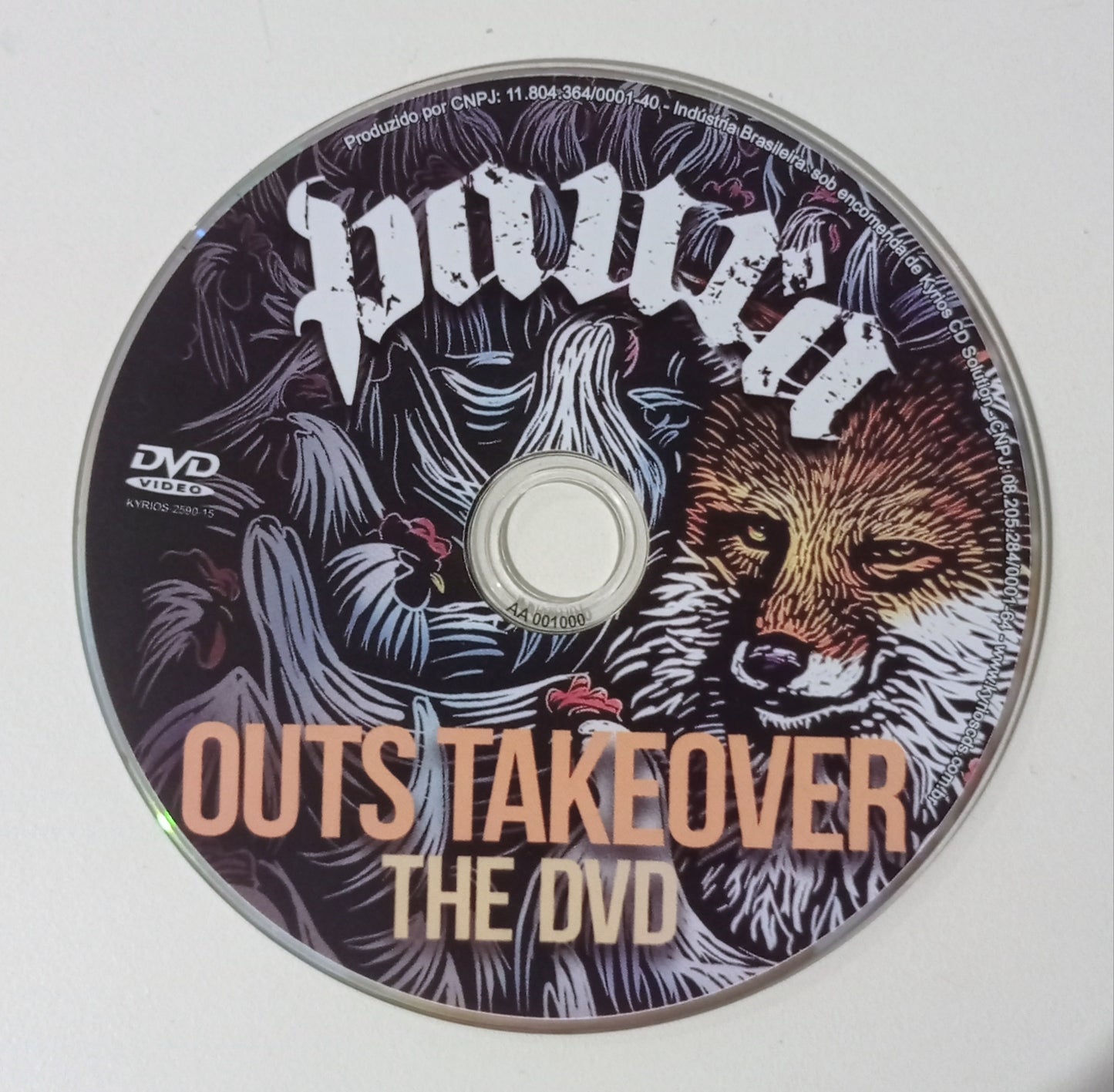Paura - Outs Takeover The DVD (DVD Nacional - Usado)