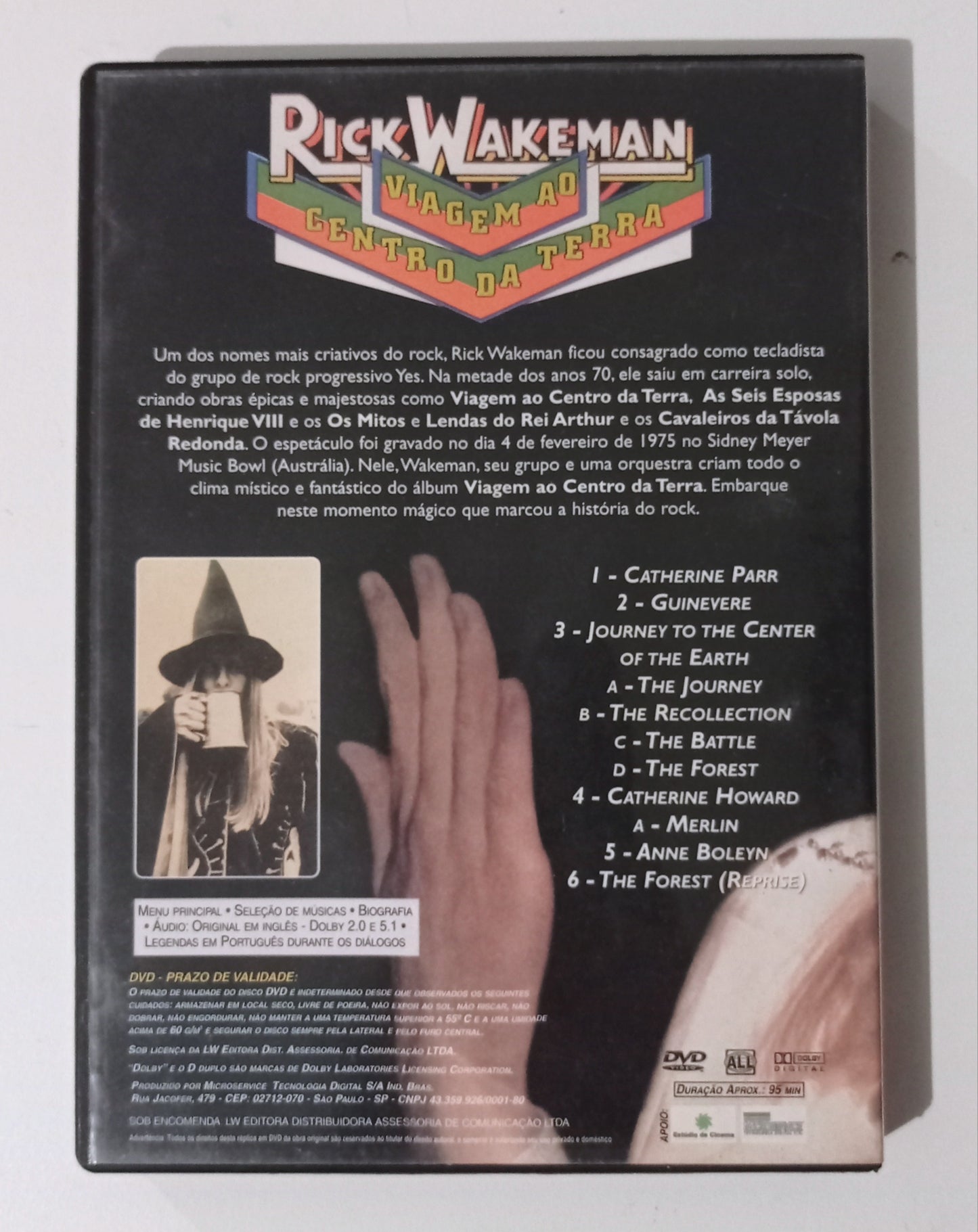 Rick Wakeman - Viagem ao Centro da Terra (DVD Nacional - Usado)