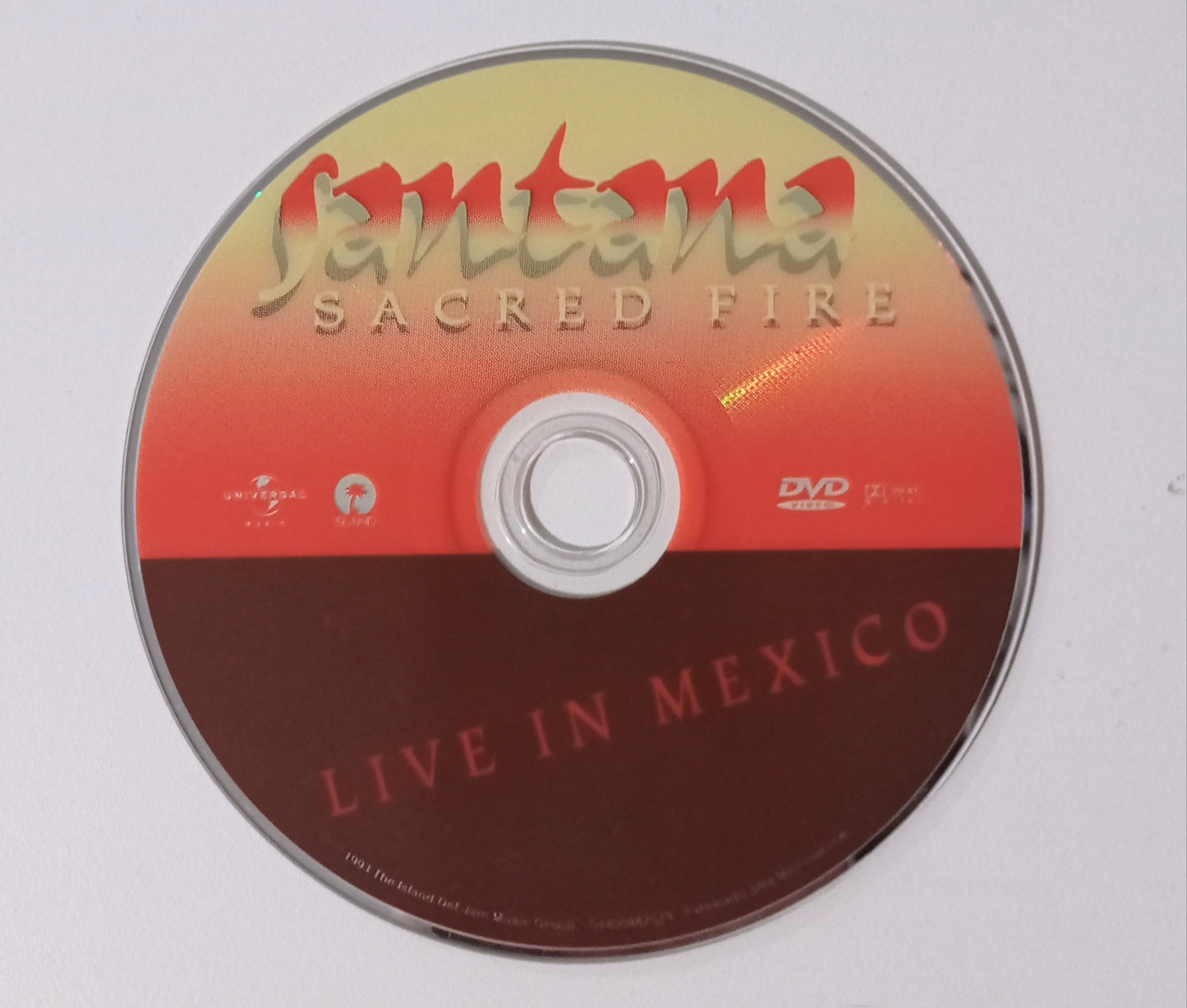 Santana - Sacred Fire Live in Mexico (DVD Nacional - Usado)