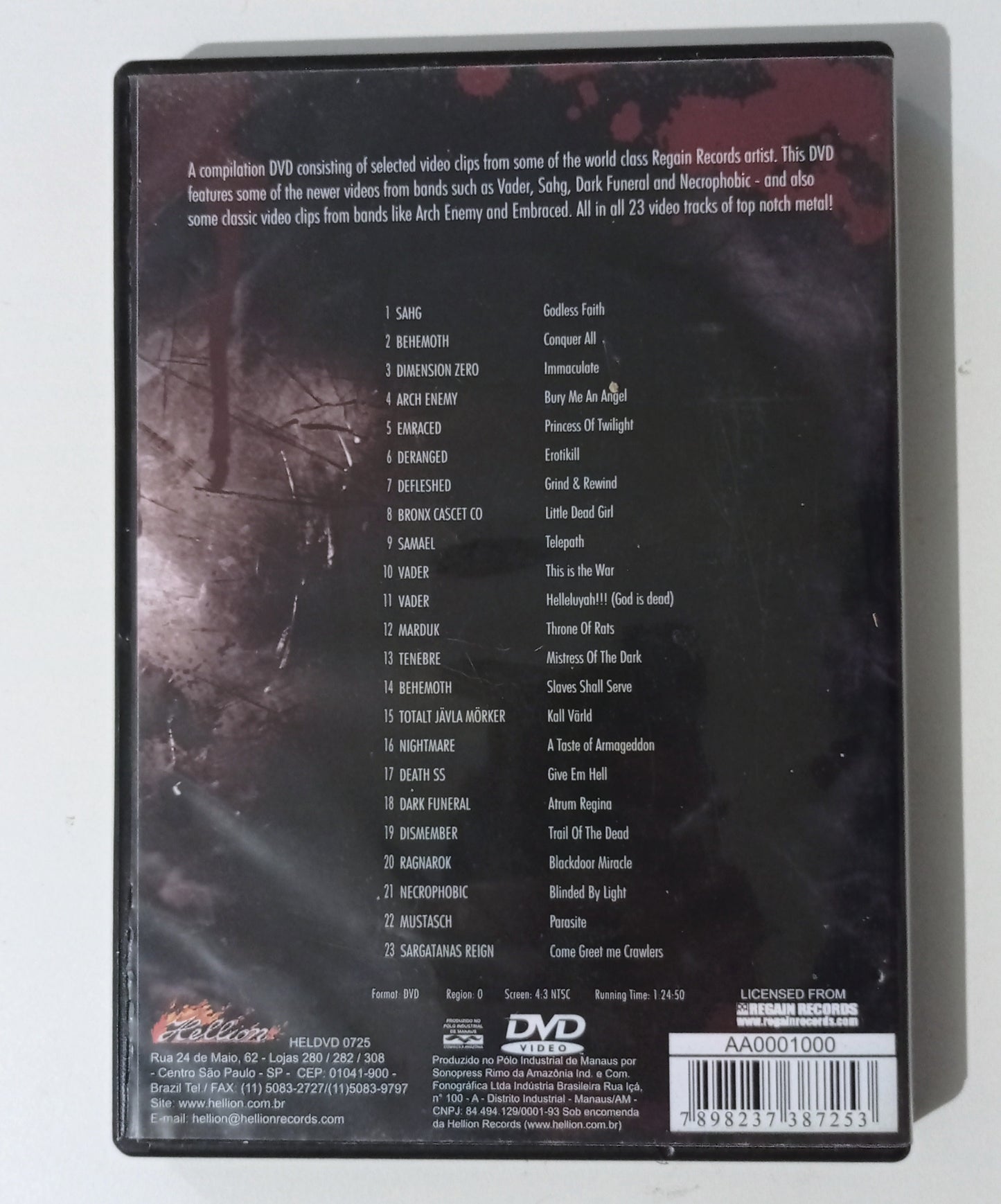 Compilação - Music With Impact (DVD Nacional - Usado)