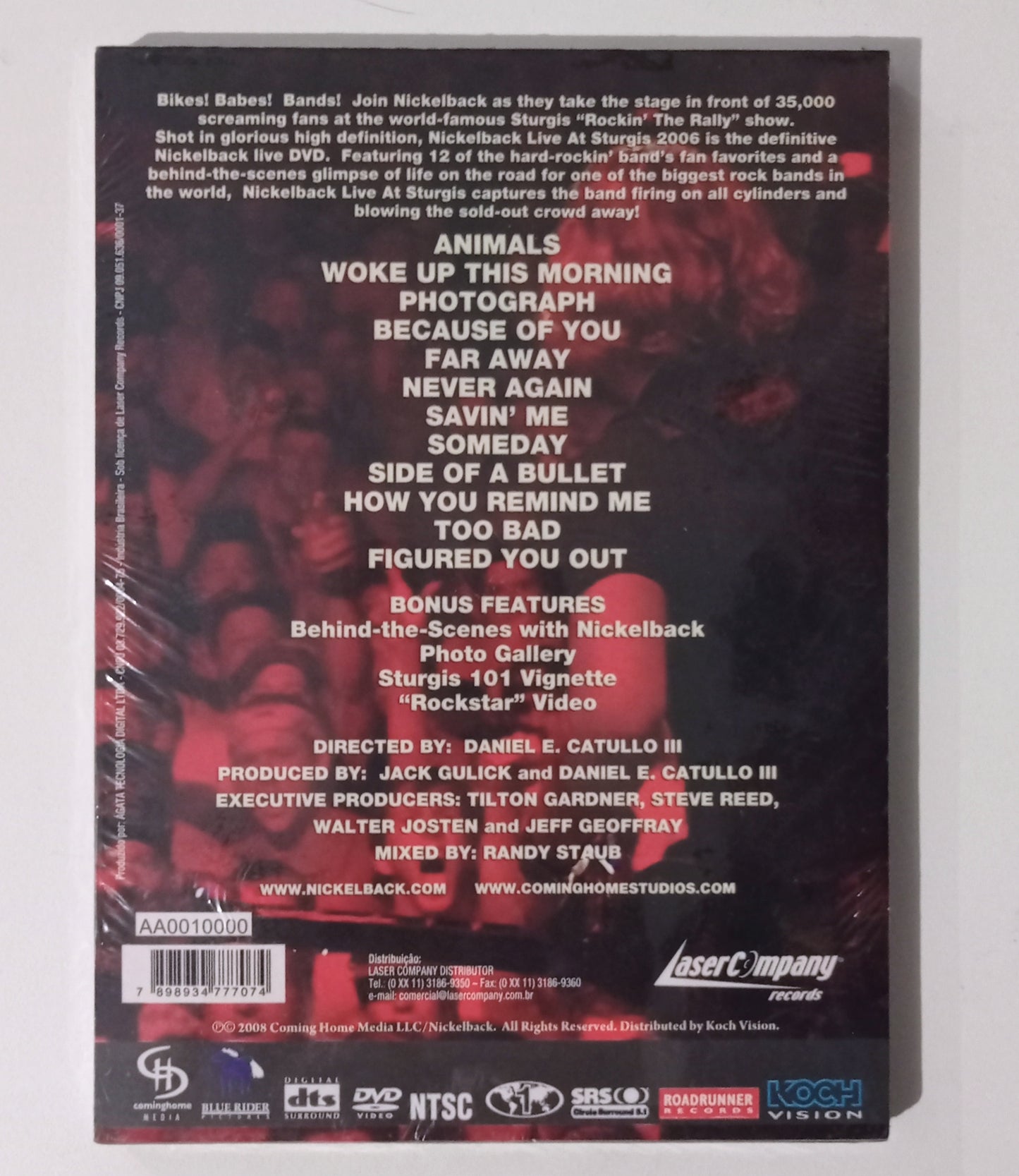 Nickelback - Live at Sturgis 2006 (DVD Nacional LACRADO)