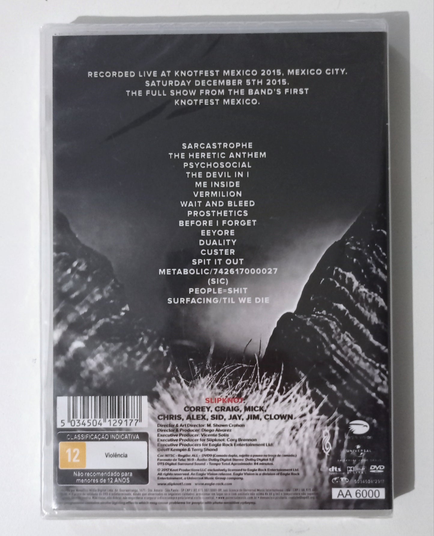 Slipknot - Day of the Gusano Live in Mexico (DVD Nacional LACRADO)