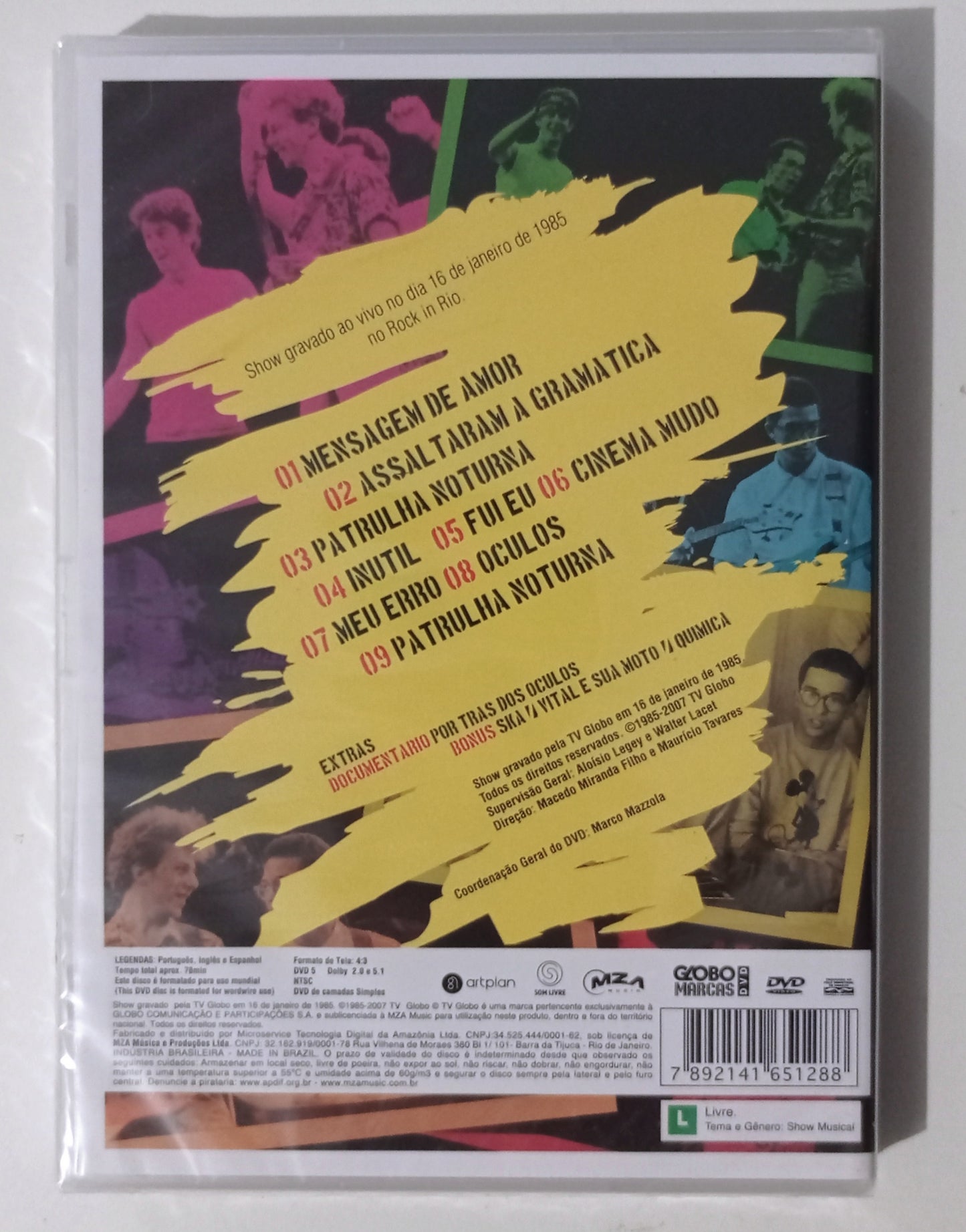 Paralamas do Sucesso - Ao Vivo Rock in Rio 1985 (DVD Nacional LACRADO)